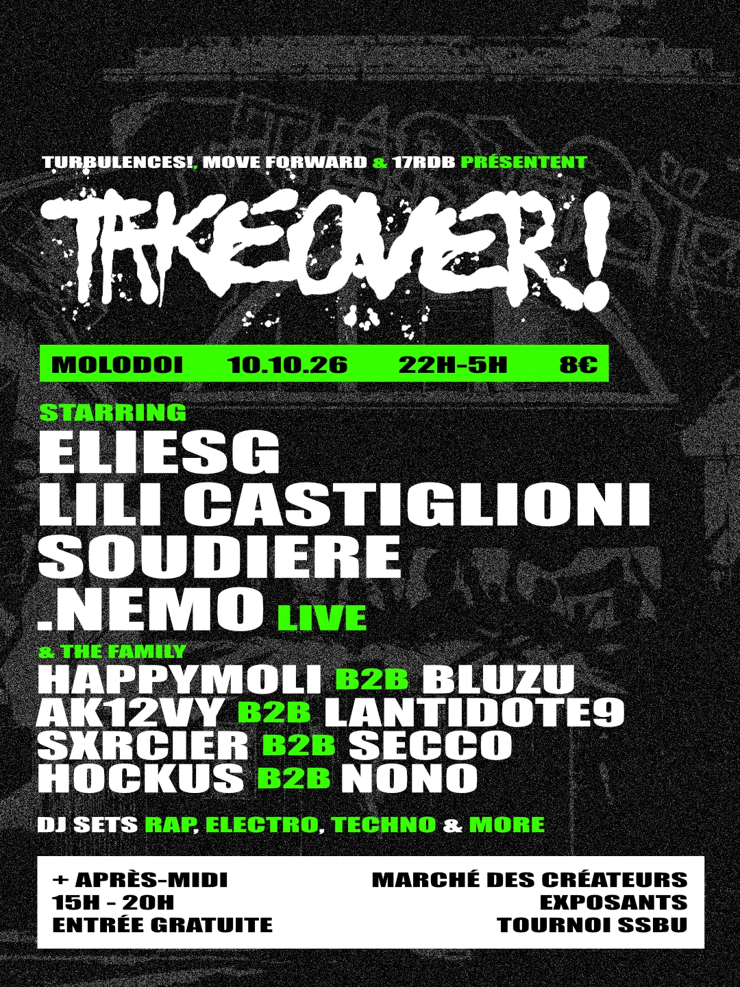Takeover! : Turbulences! X Moveforward X 17rdb