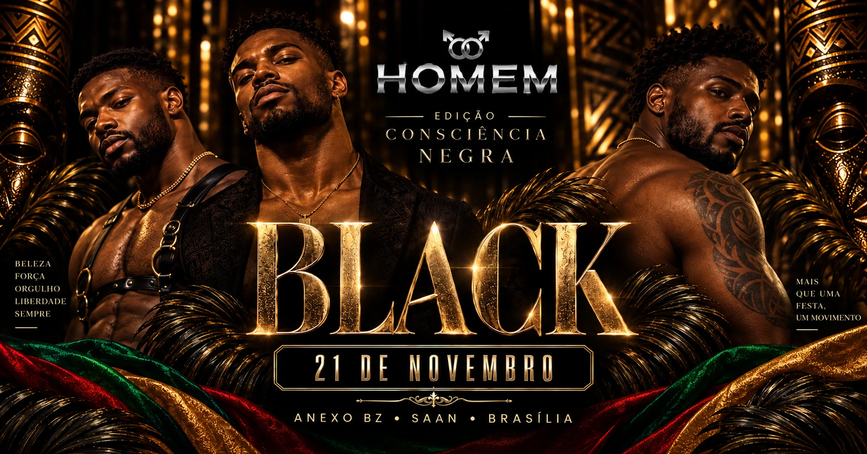 Festa Homem Black: Especial Consciência Negra