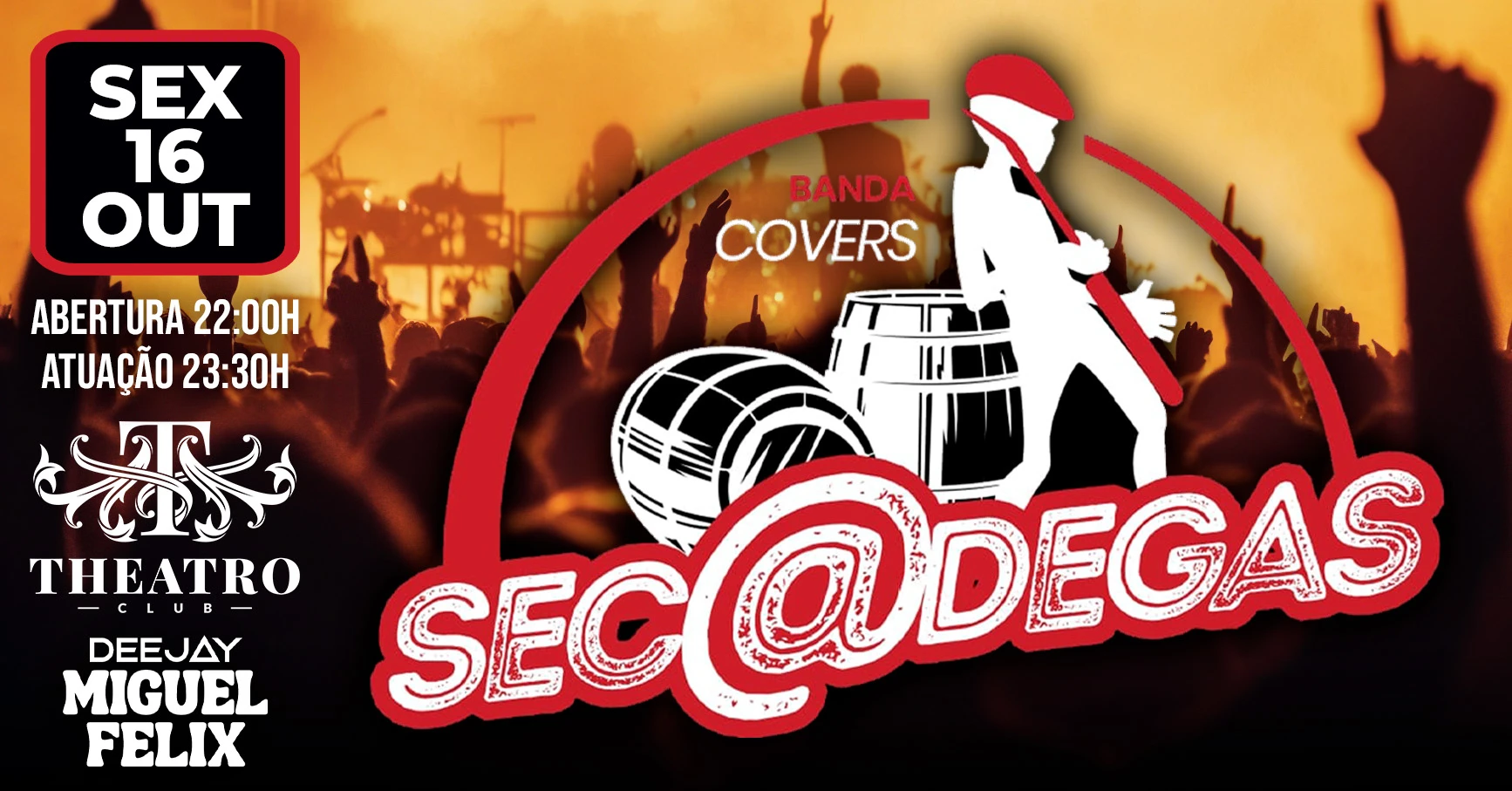 🎸 Sec@Degas Ao Vivo No Theatro Club 🔥