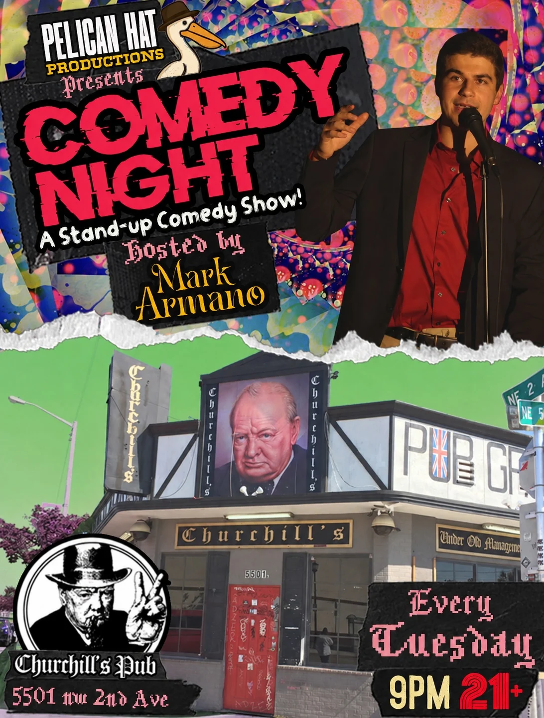 Comedy Night At Churchill's