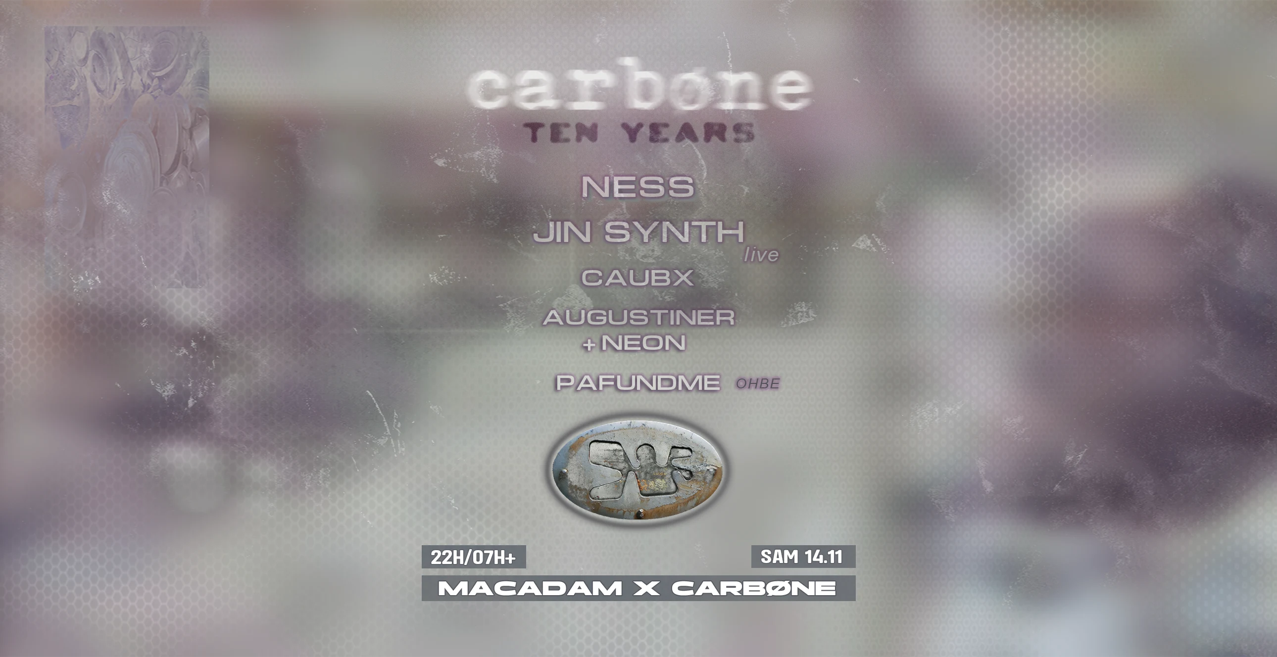 Macadam • 10 Ans De Carbøne ~ Ness ~  Jin Synth Live ~ ...