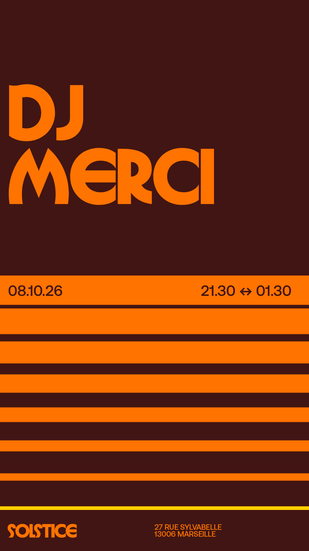 Solstice Invite Dj Merci