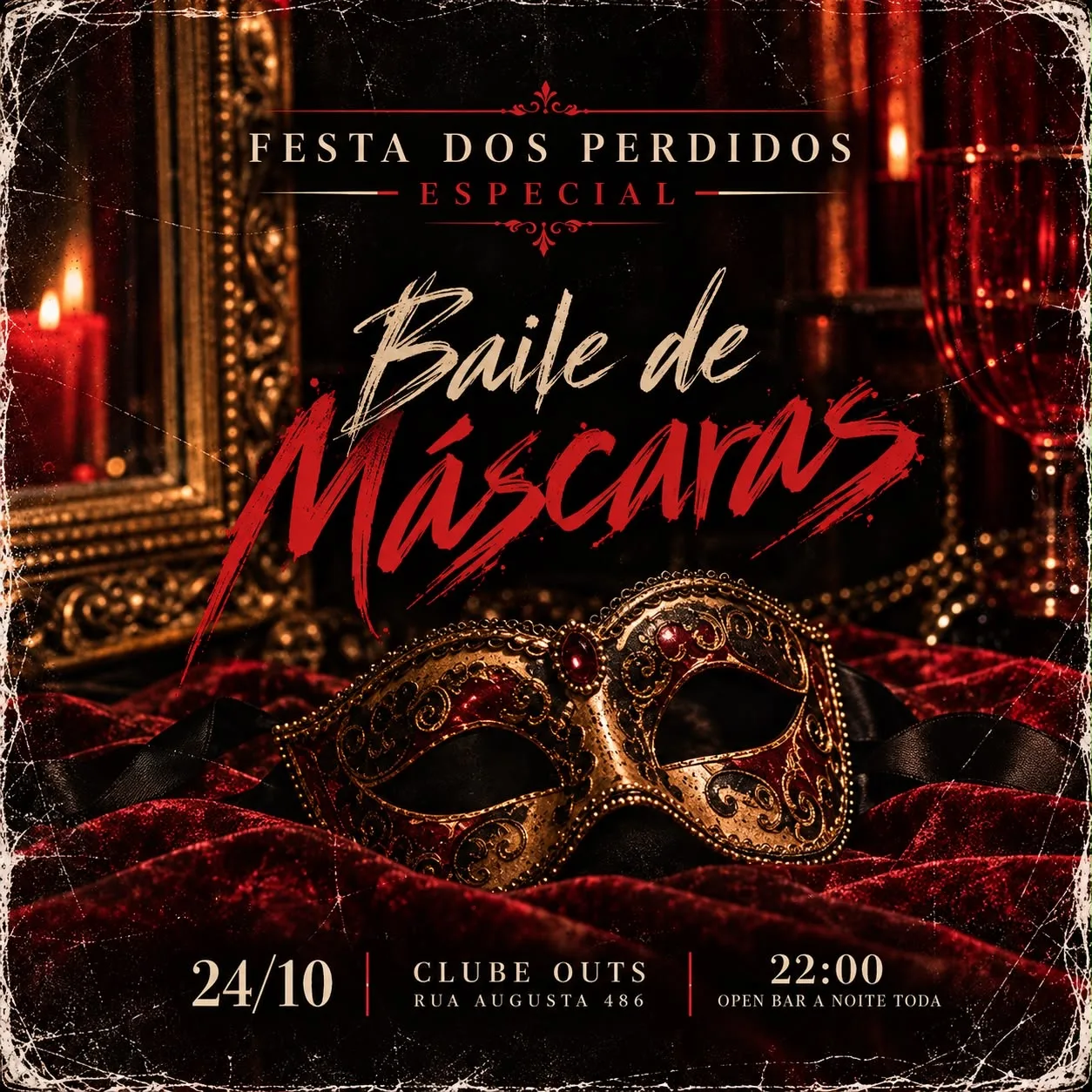 Festa Dos Perdidos | Open Bar | 24/10