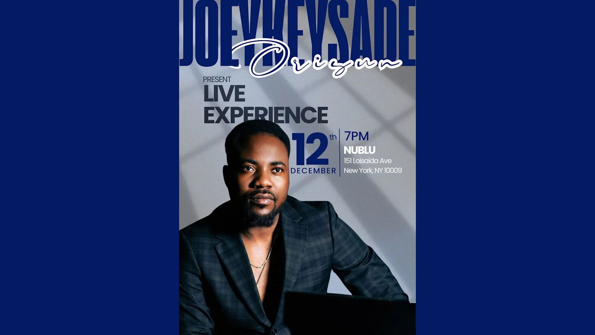 Joey Key Sade Presents Live Experience