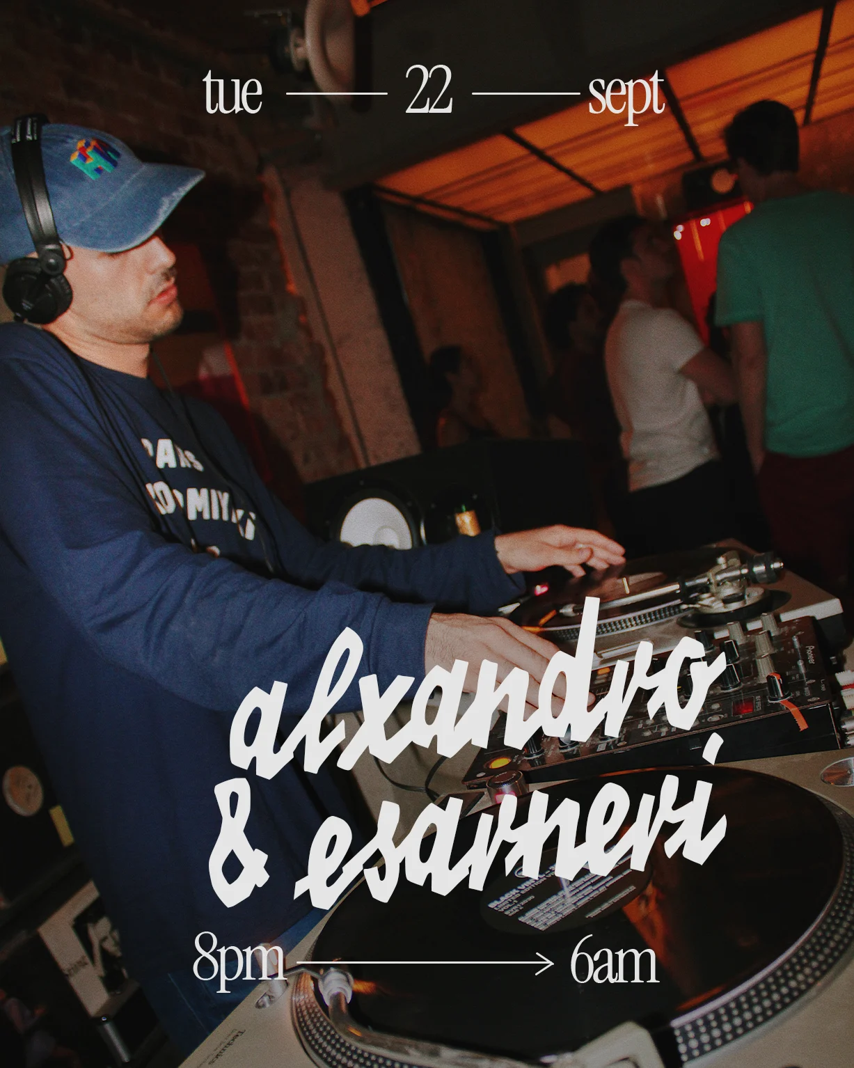 Vinyles All Night Long : Esarneri + Alxandro