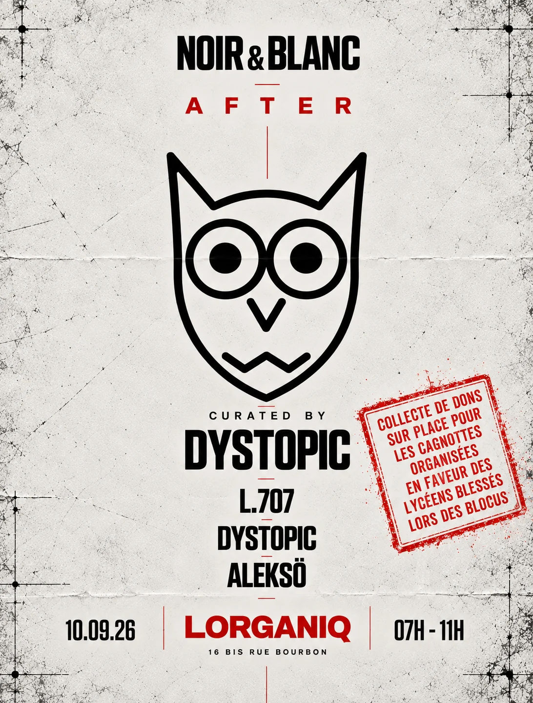 After Noir & Blanc // Lorganiq // L.707 / Dystopic / Aleksö