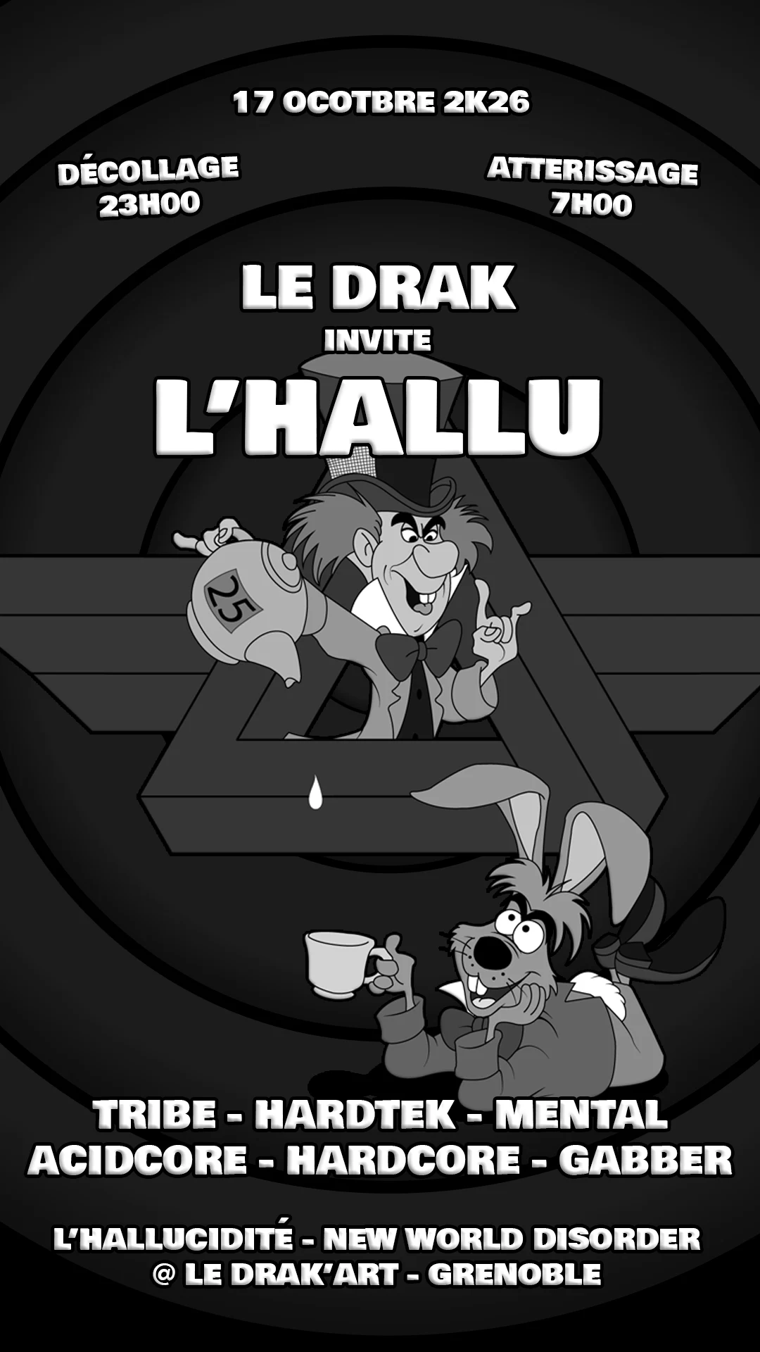 Le Drak'art Invite : L'hallu - Full Crew