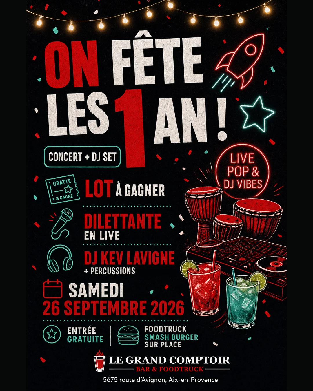 1 An Du Grand Comptoir