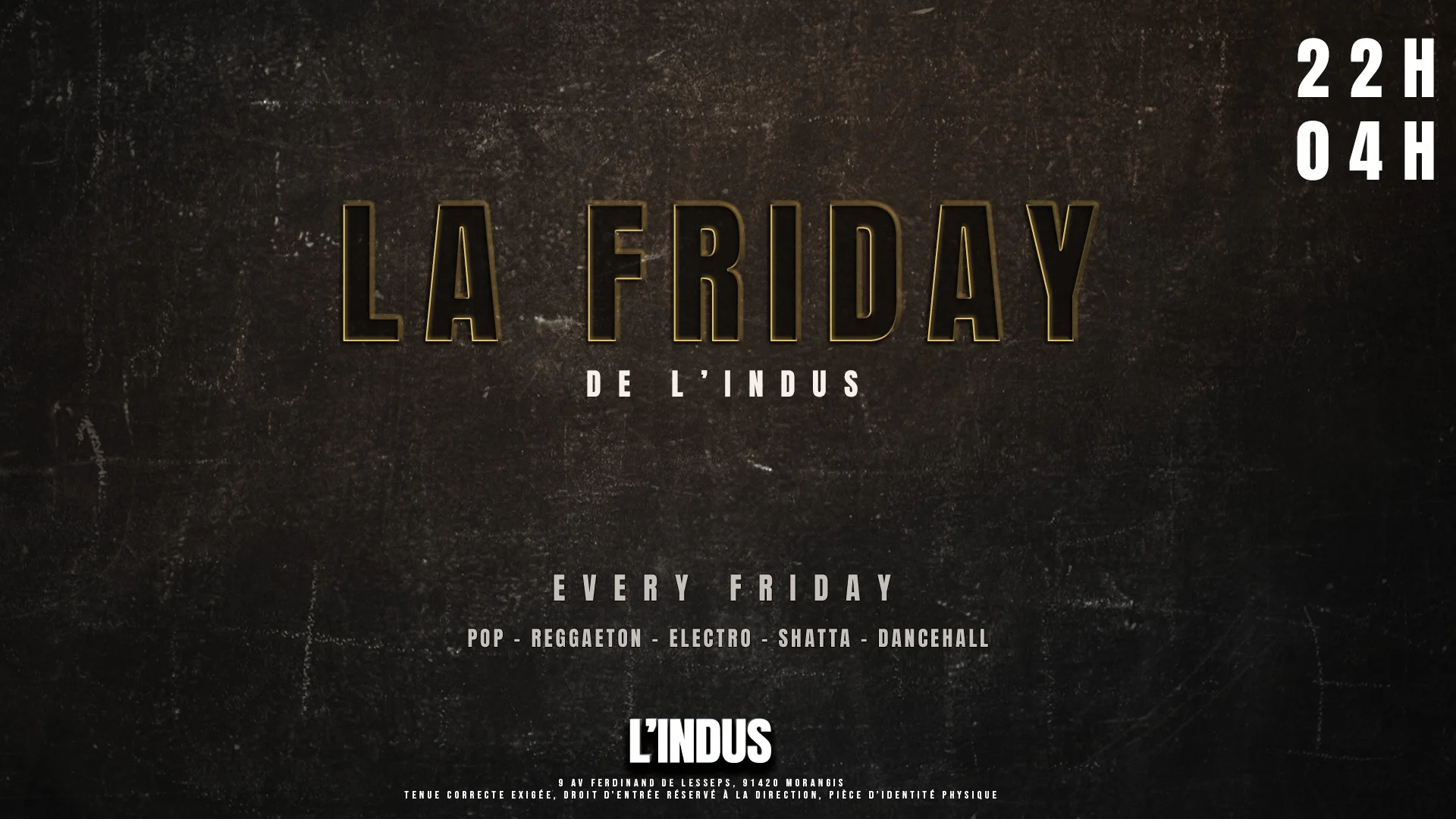 La Friday 30.10