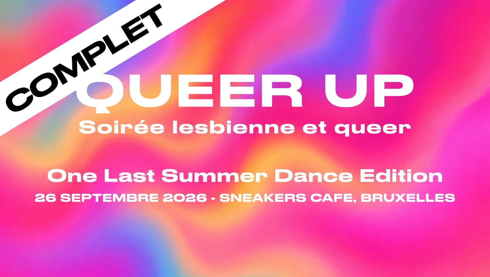 Queer Up (Soirée Lesbienne Et Queer) - Bruxelles