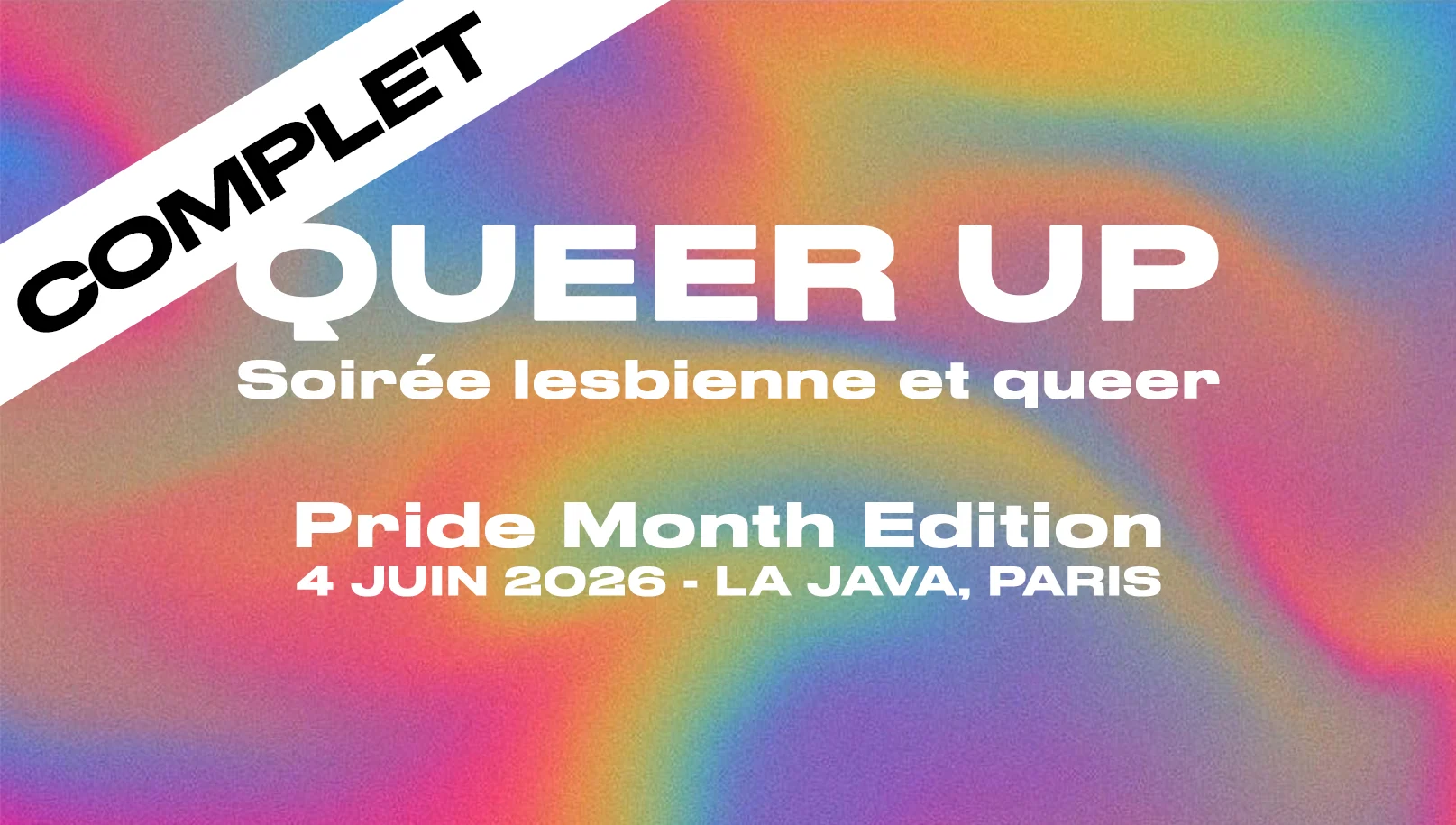 Queer Up : Pride Month Edition (Soirée Lesbienne Et Queer)