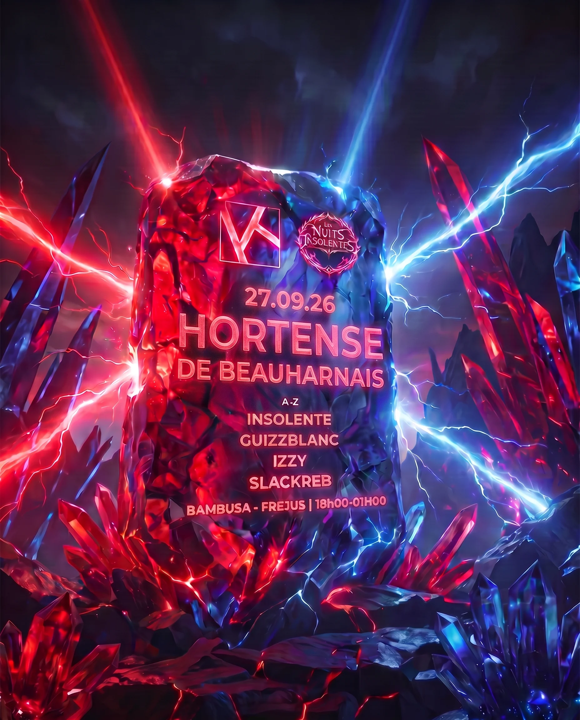 Hortense De Beauharnais : Nuits Insolentes X Kwartz Events