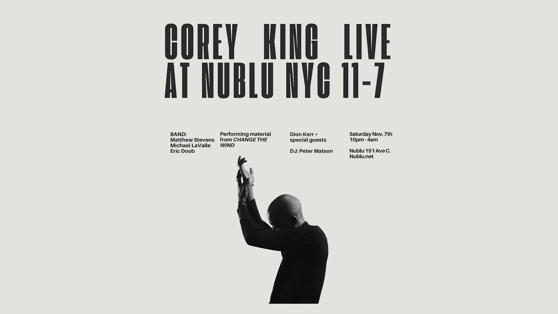 Corey King Live