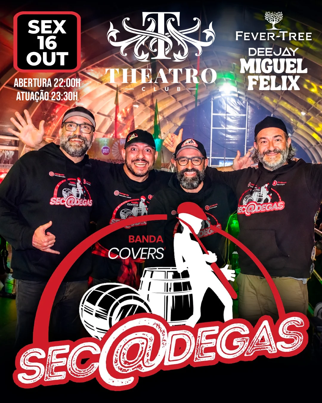 🎸 Sec@Degas Ao Vivo No Theatro Club 🔥