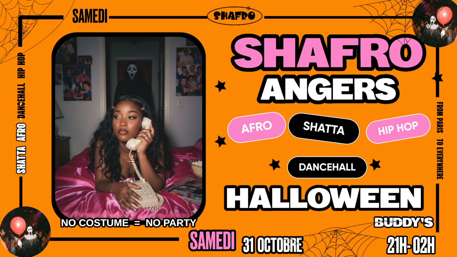 Shafro @Angers #11  Halloween  : No Costume = No Party