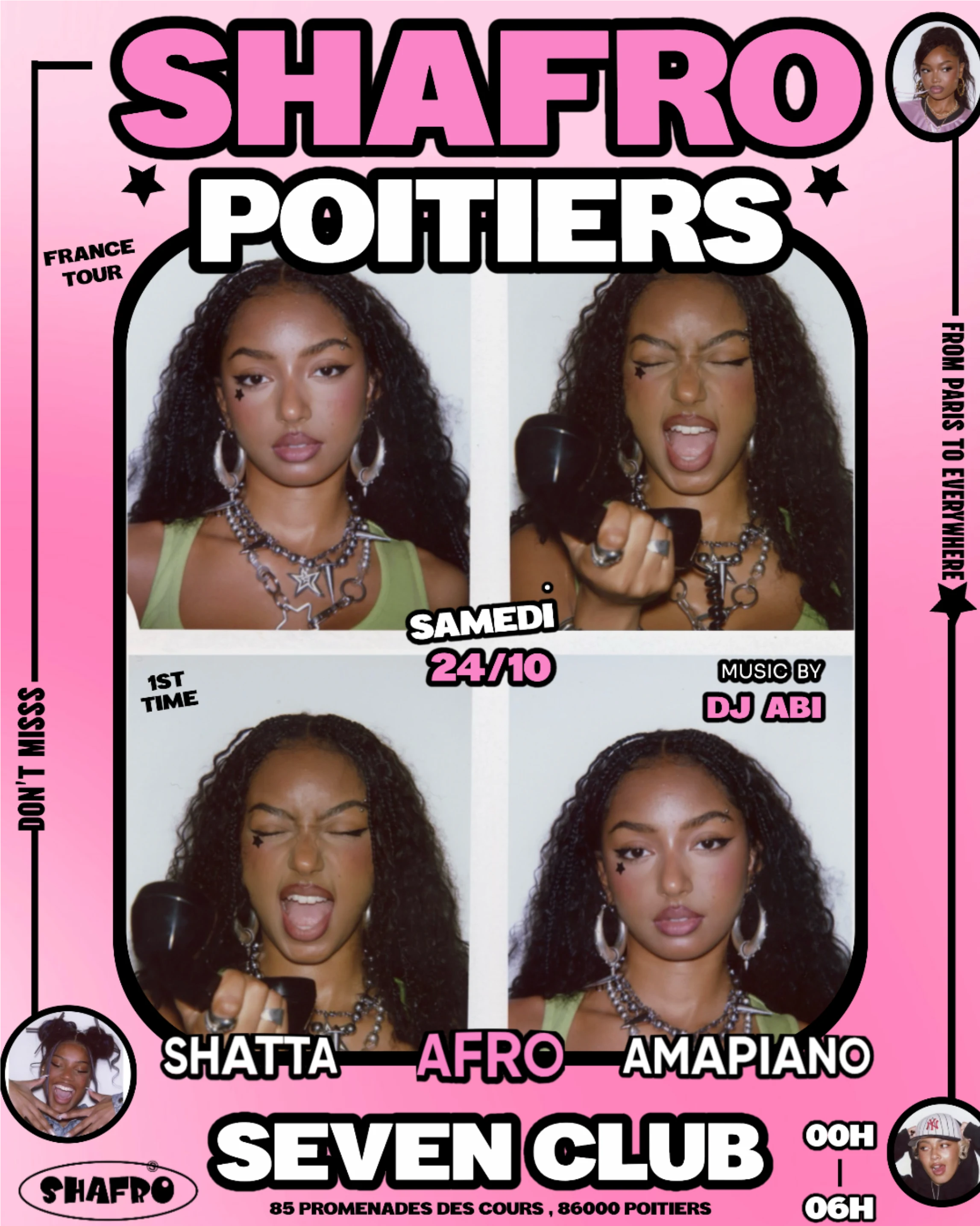 Shafro @Poitiers 1st Time :  Afro, Shatta,Amapiano