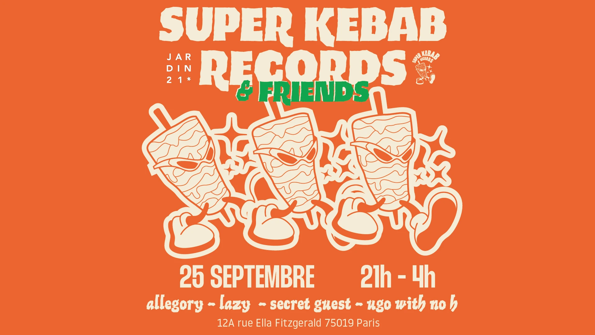 Super Kebab Records X Jardin21 - Open Air