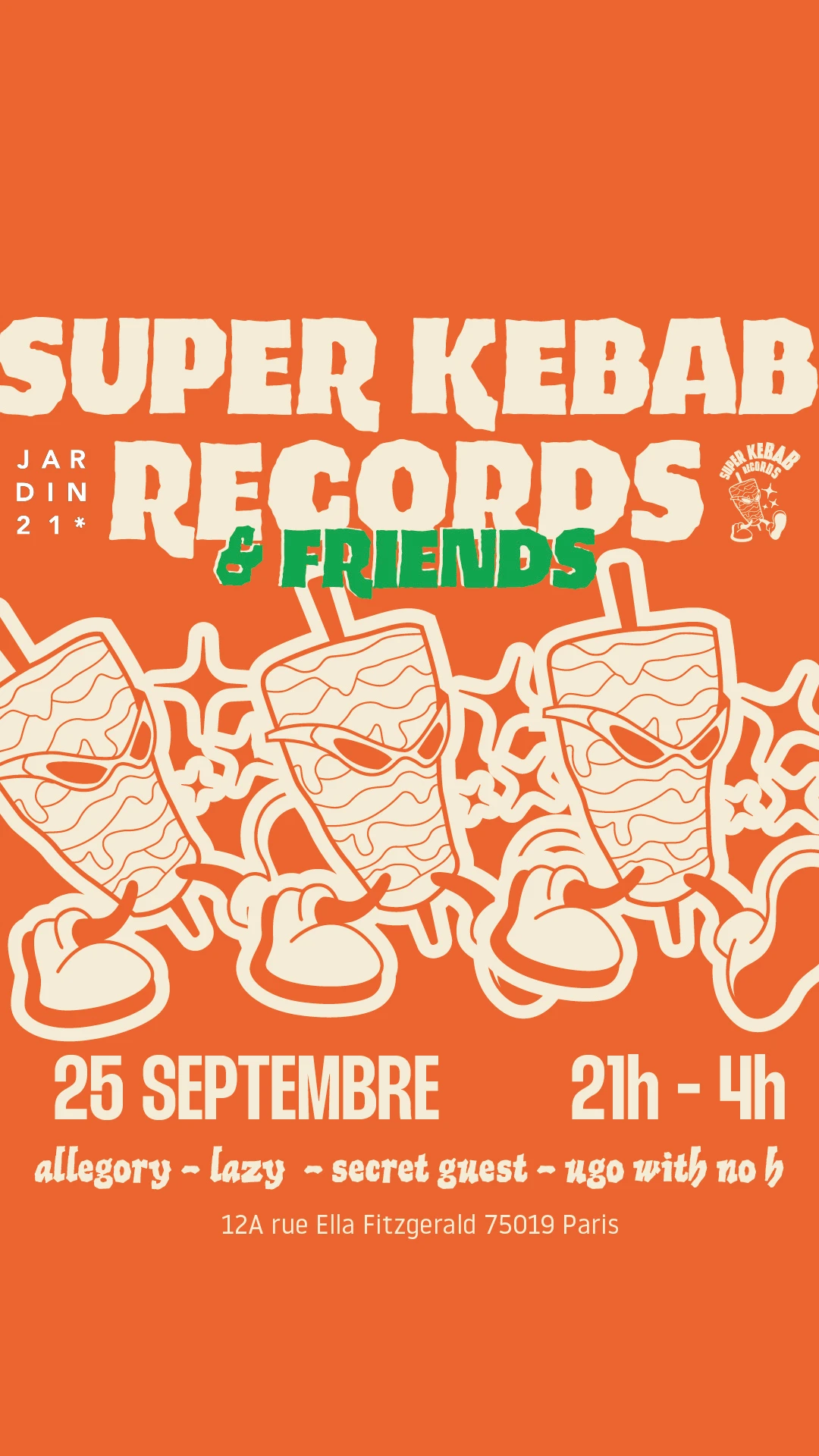 Super Kebab Records X Jardin21 - Open Air