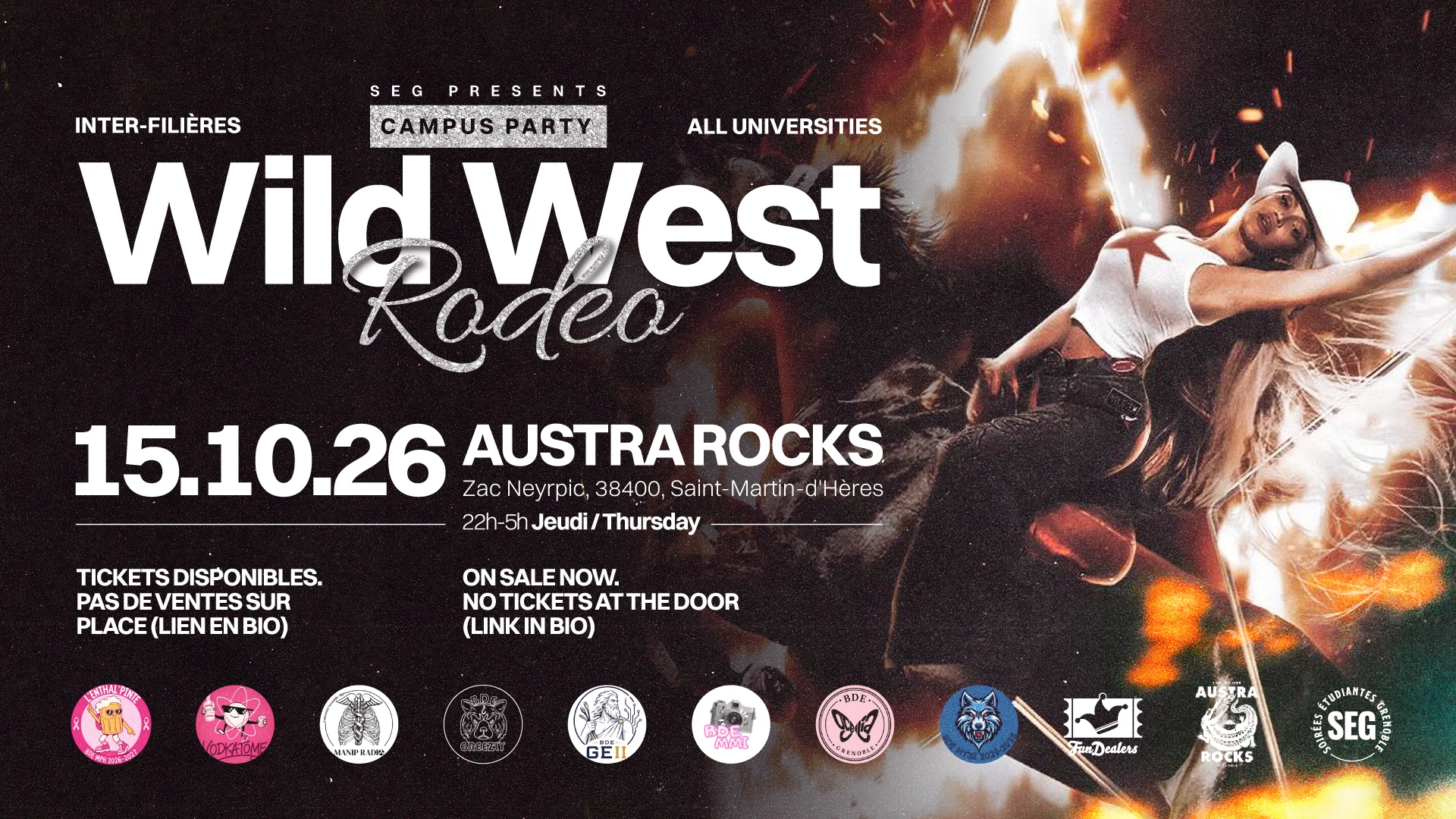 Campus Party- Wild West Rodeo By Seg & Friends @Austra Rocks