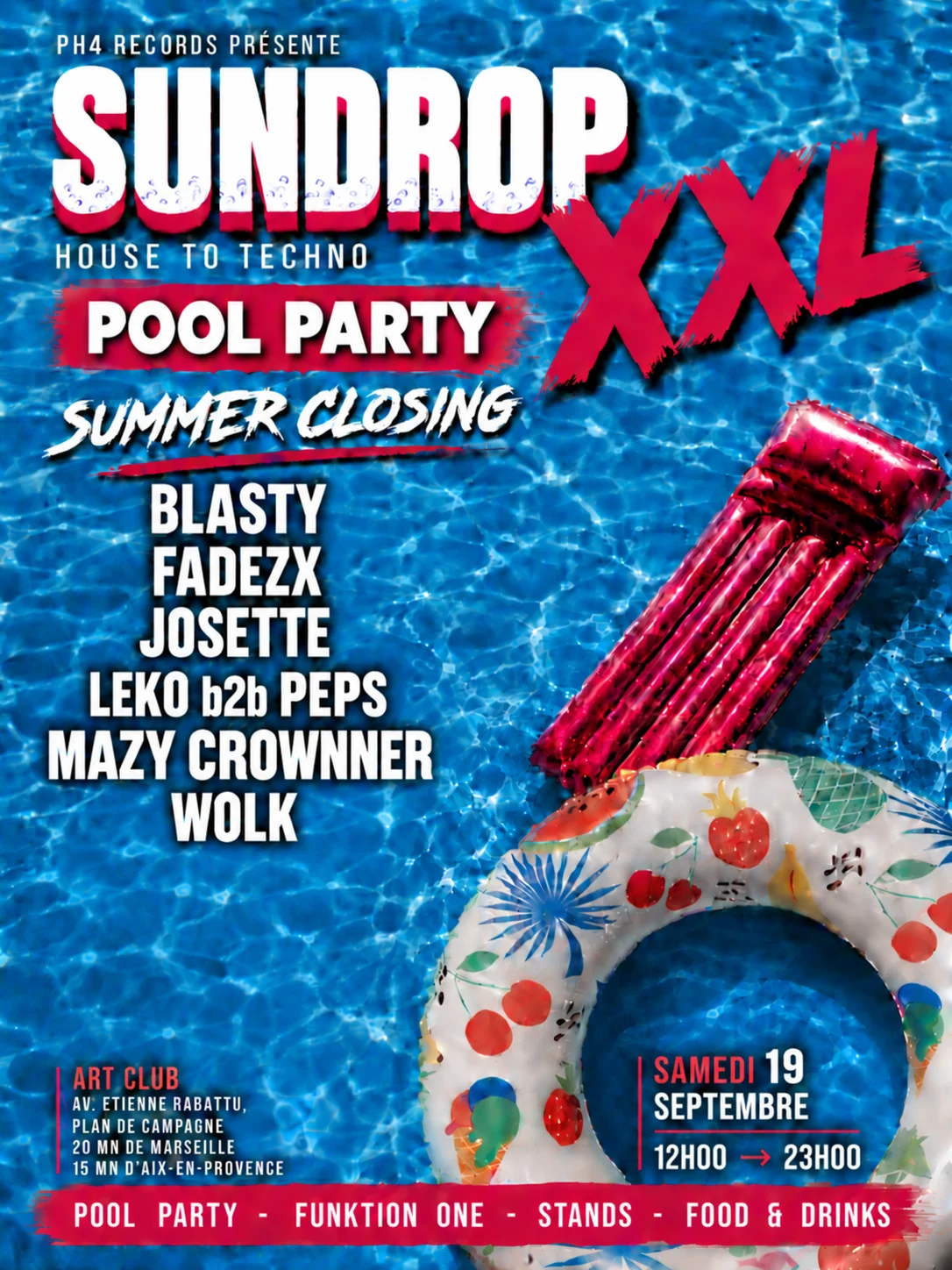 Ph4 Records Présente : Sundrop Xxl III — Summer Closing
