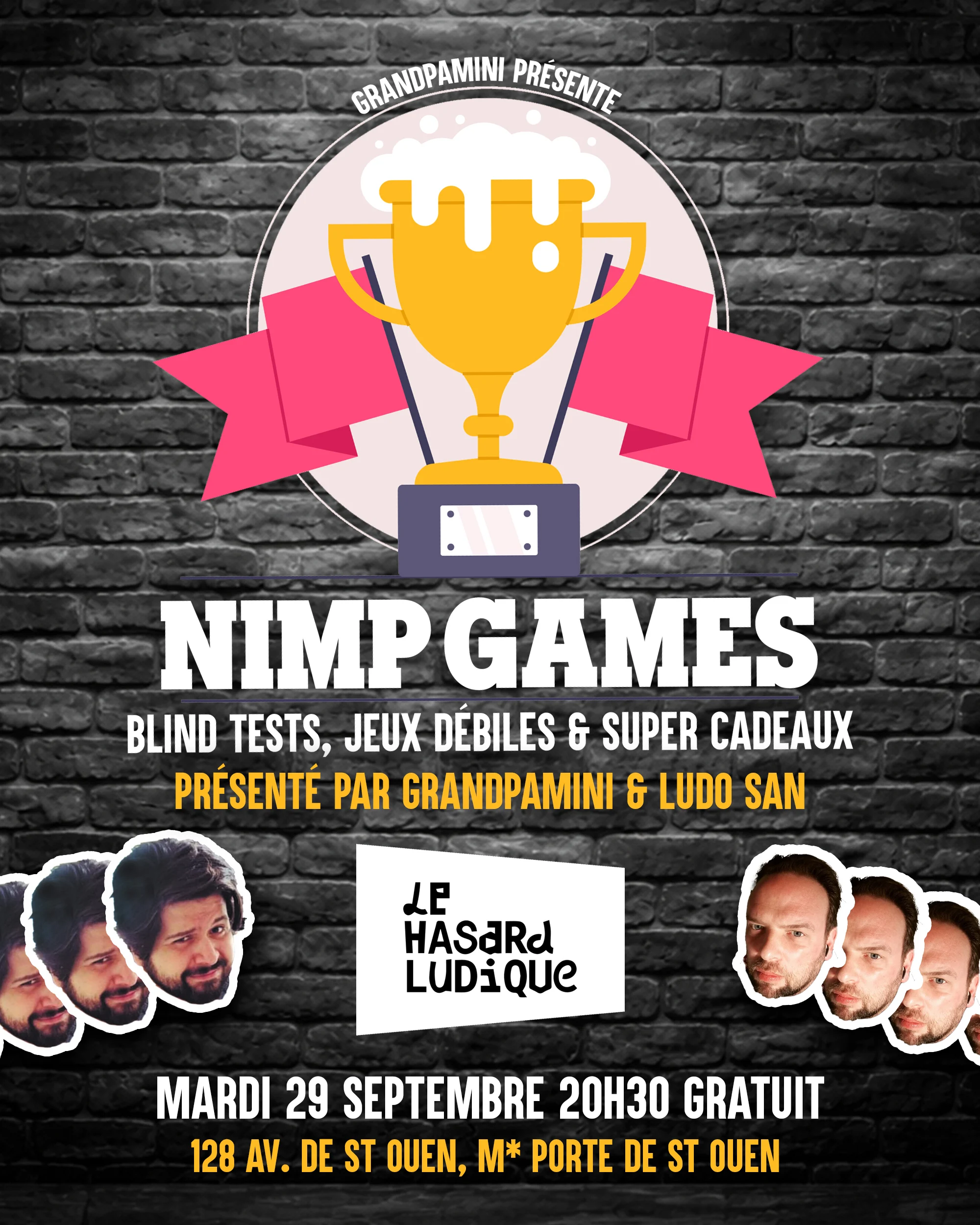 Nimp Games X Le Hasard Ludique X 29 Septembre