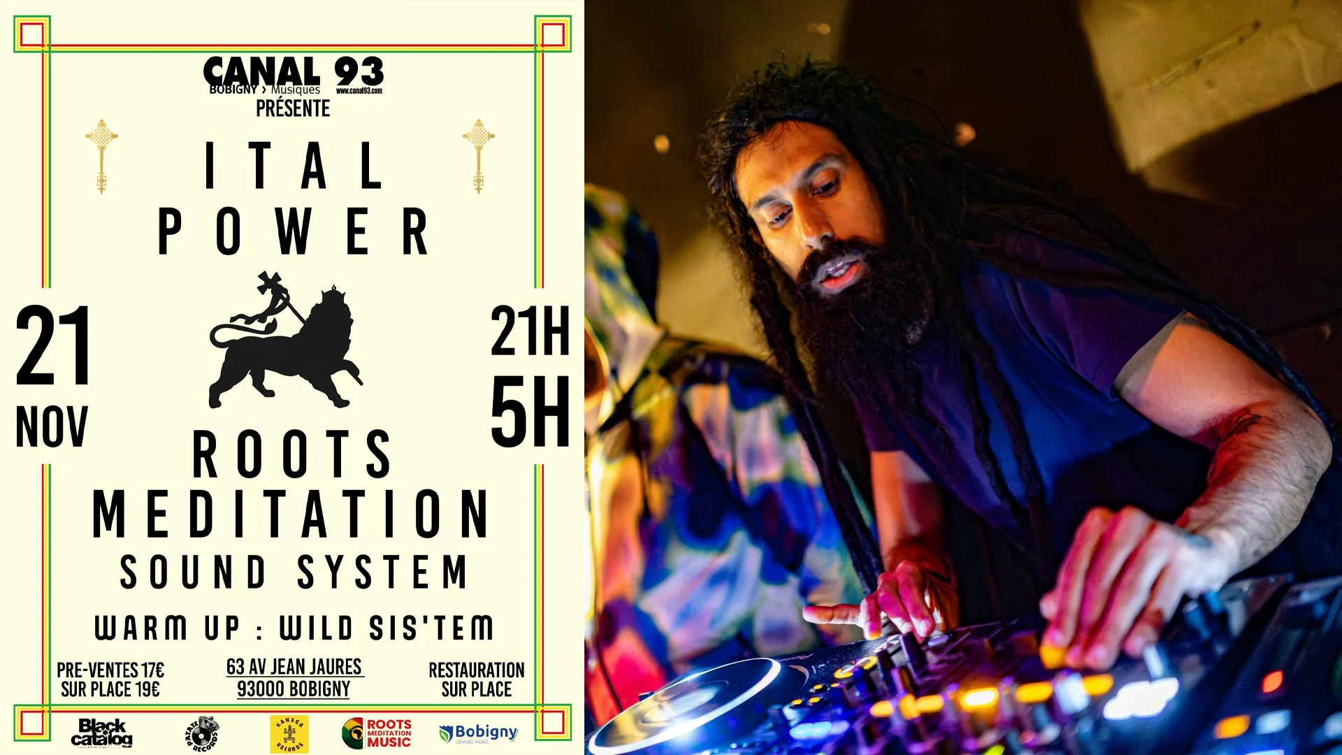 Roots Meditation + Ital Power + Wild Sound Sis'tem