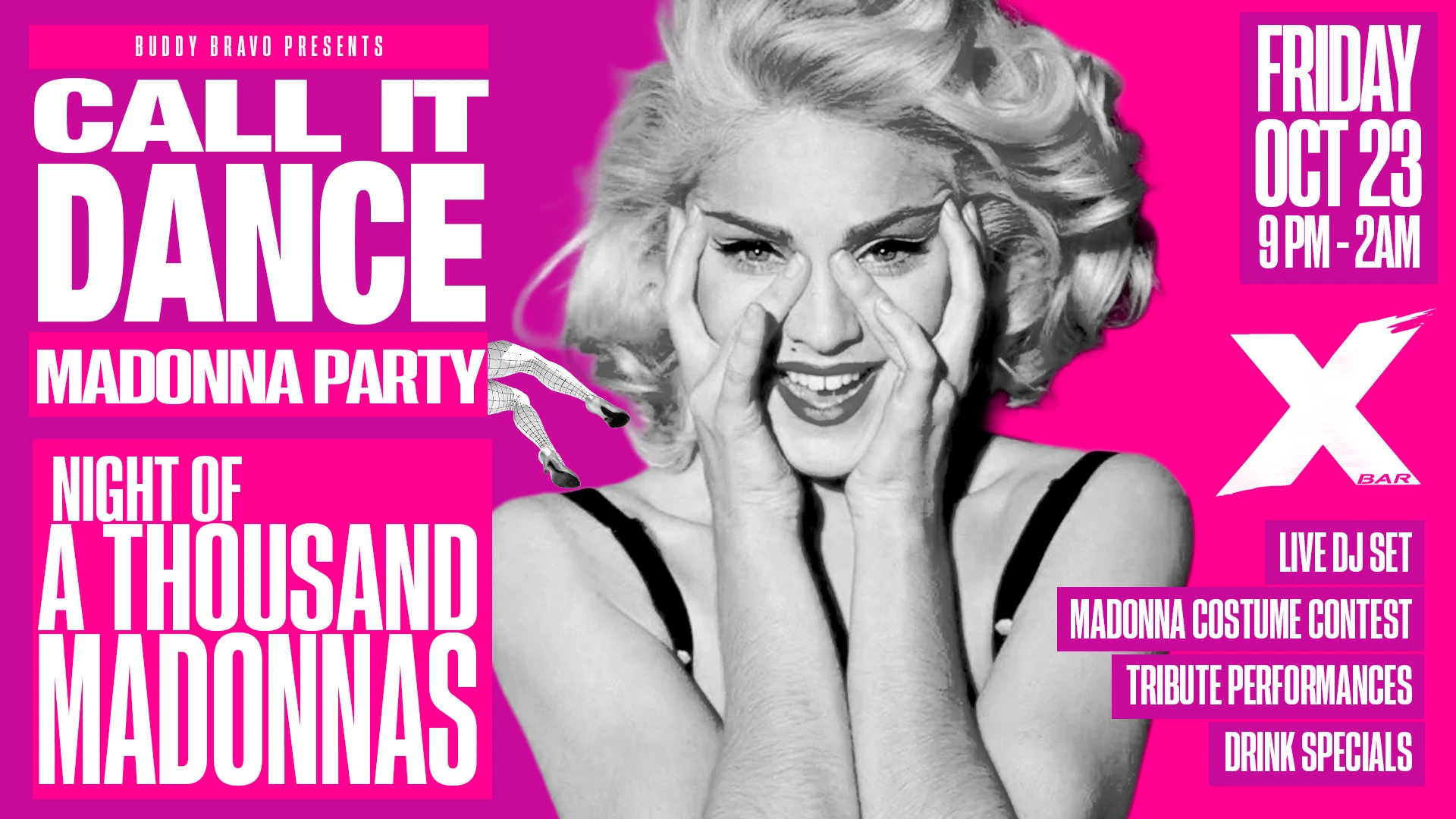 Buddy Bravo Presents: Call It Dance | Madonna Party