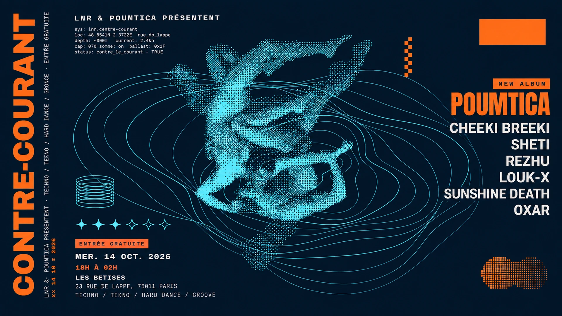 Contre Courant #1 : Release Party Poumtica