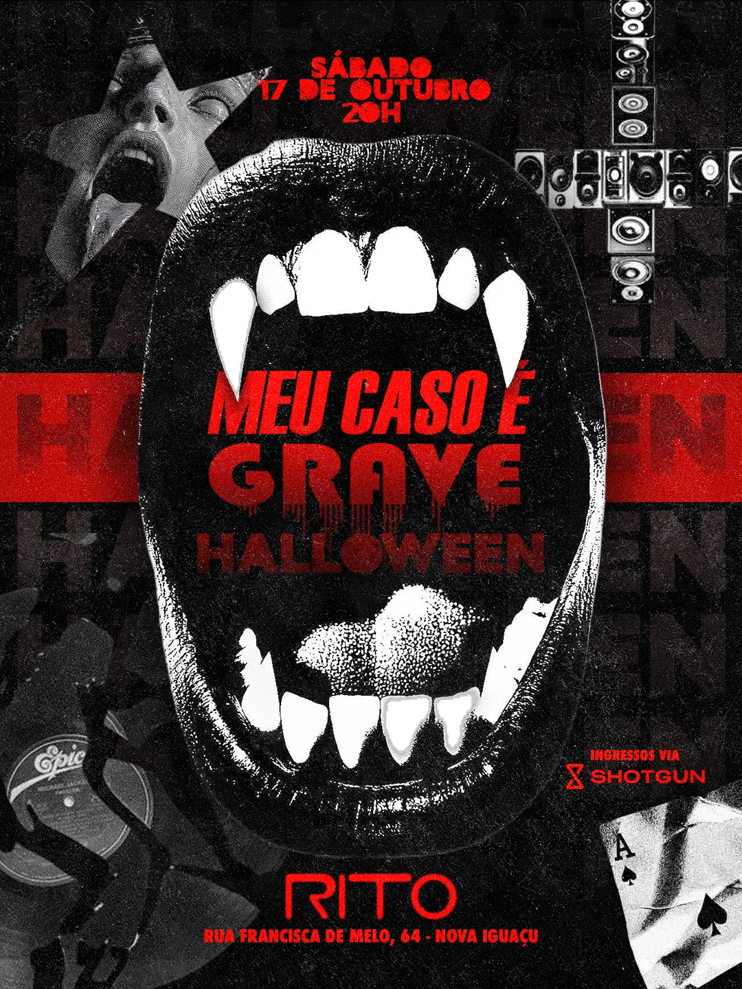Meu Caso É Grave /// Halloween @ Rito