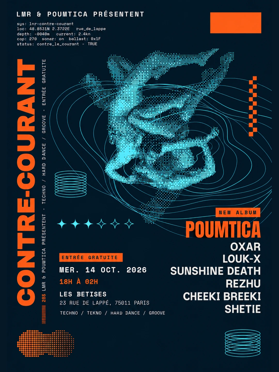 Contre Courant #1 : Release Party Poumtica