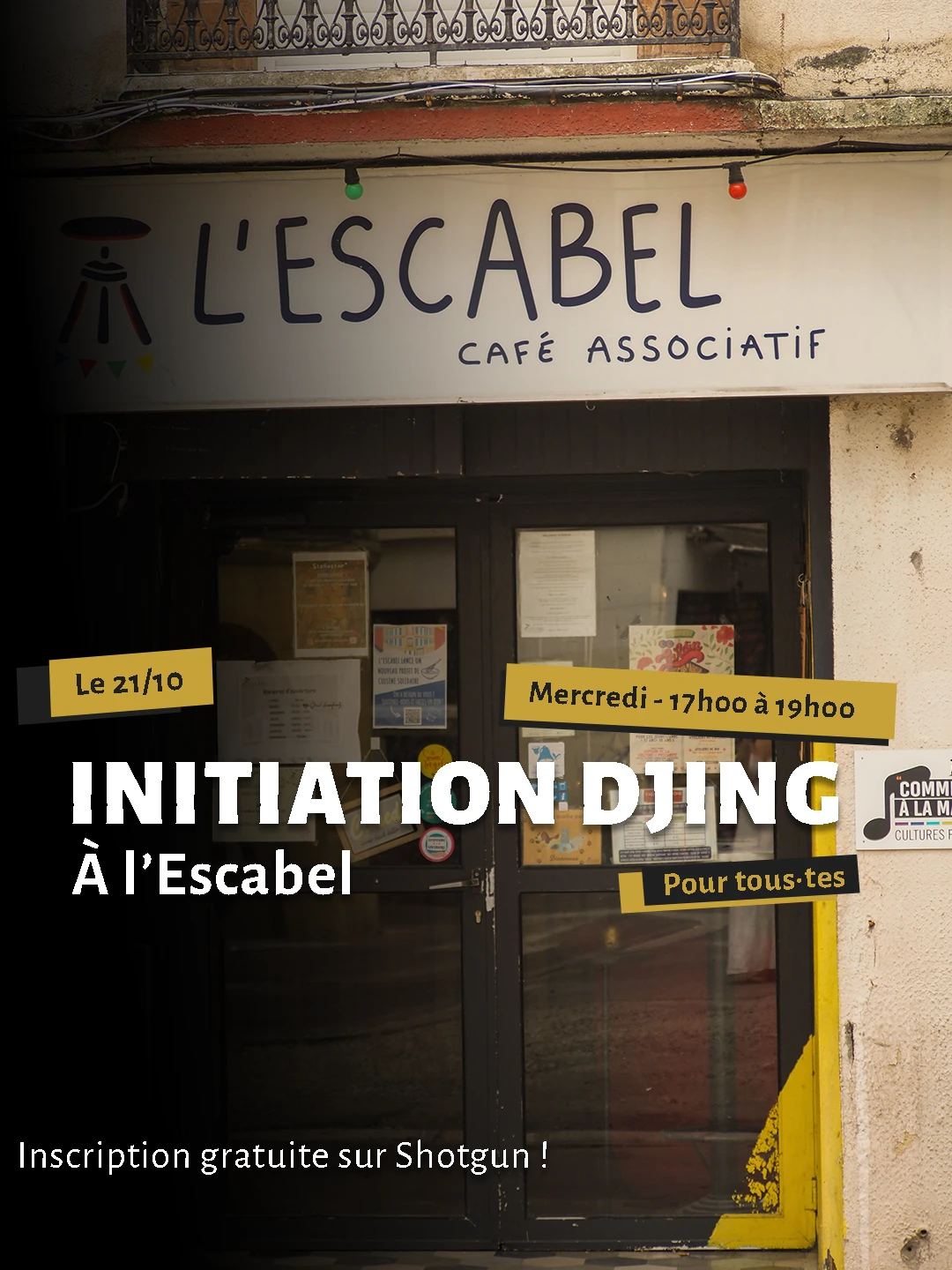 Atelier Découverte Du Djing Pour Tous·Tes - 21 Octobre
