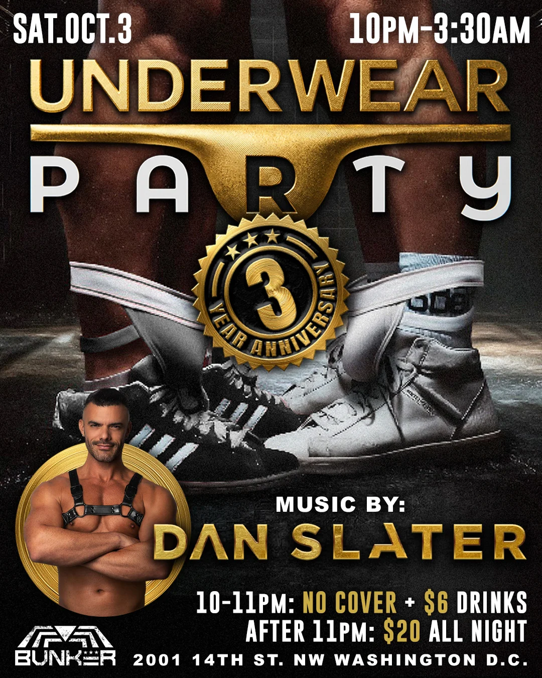Underwear Party 3 Year Anniversary With Dan Slater (Dallas)