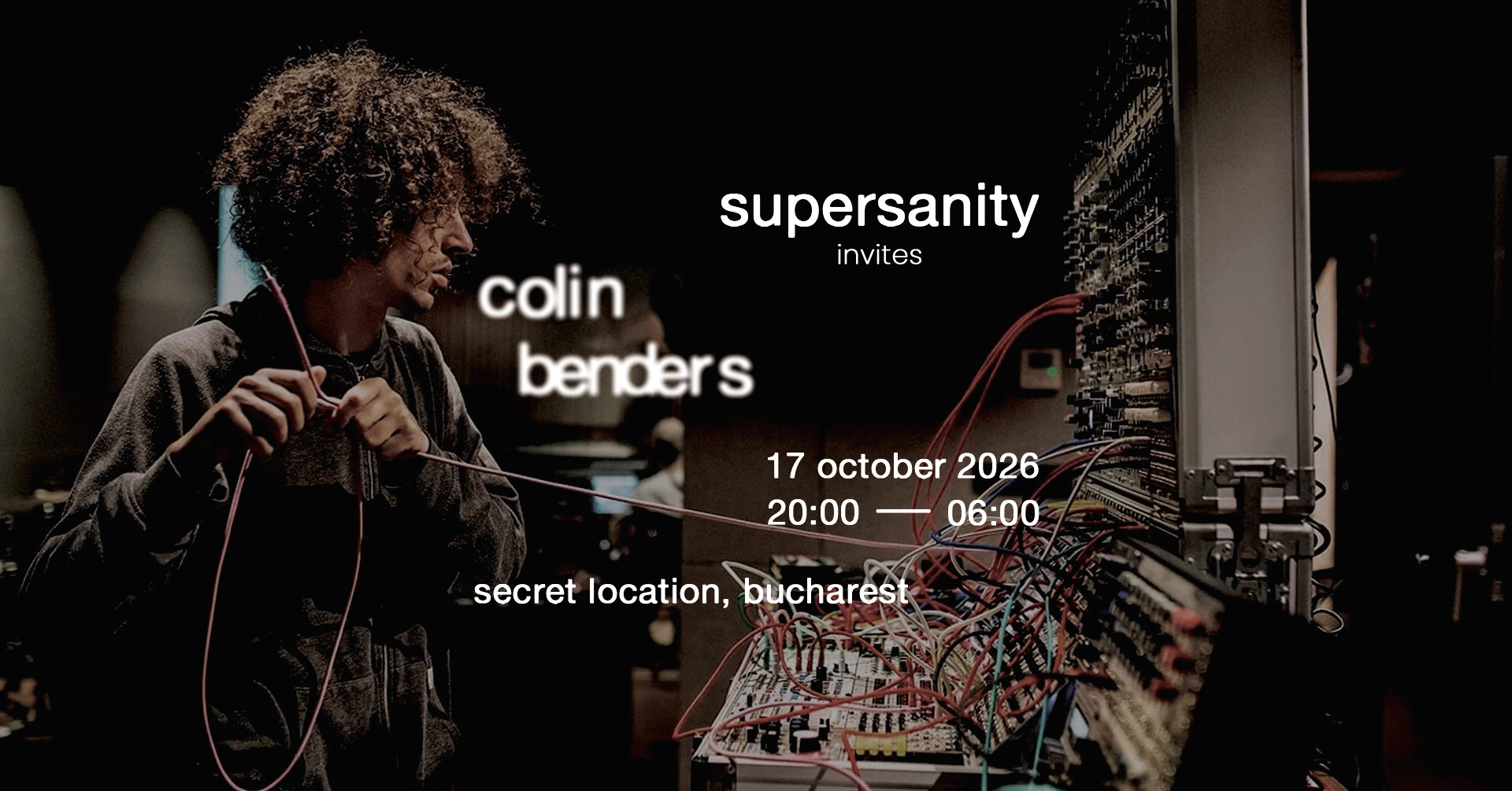 Supersanity Invites Colin Benders Live