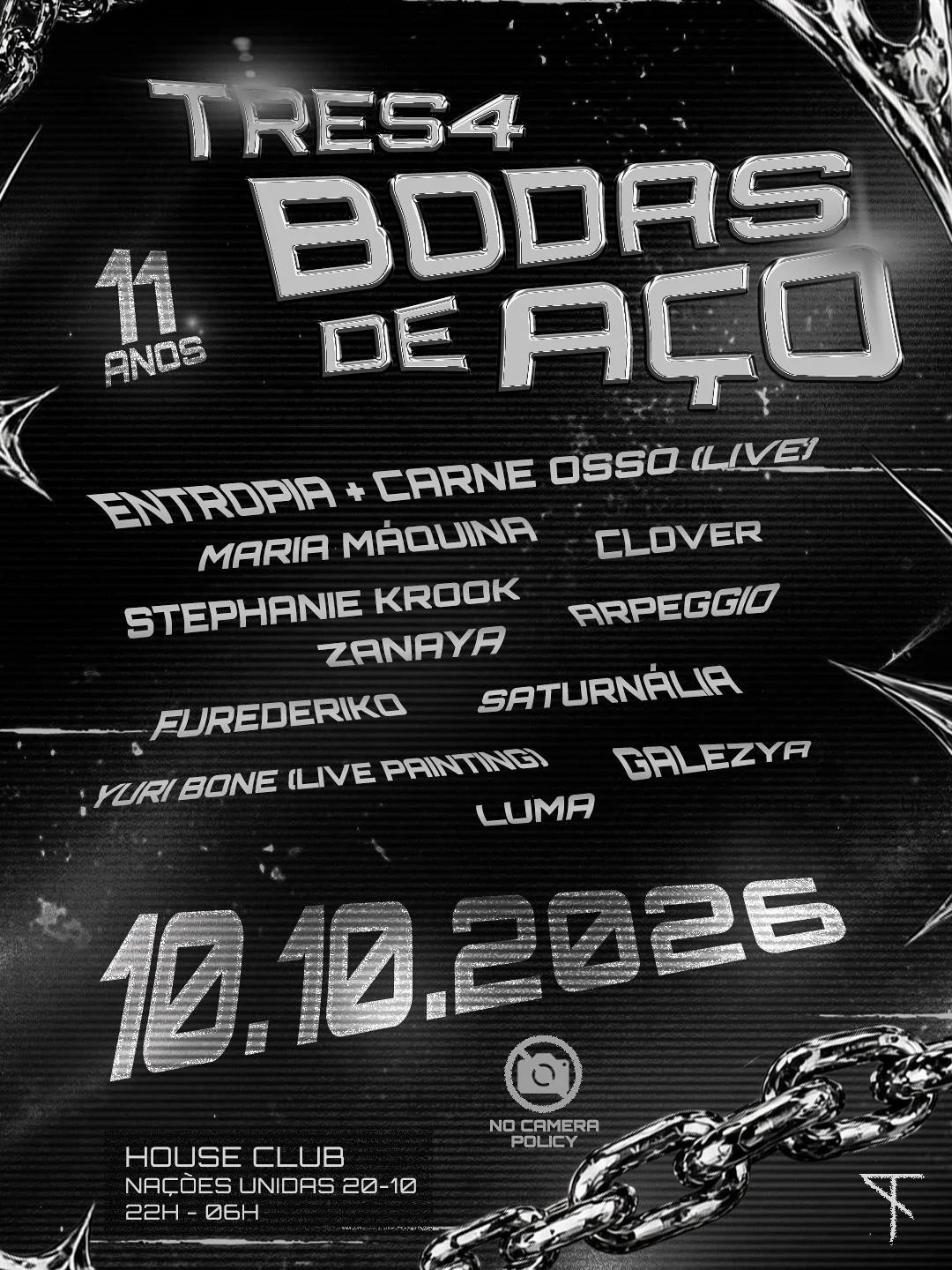 Tres4 Bodas De Aço
