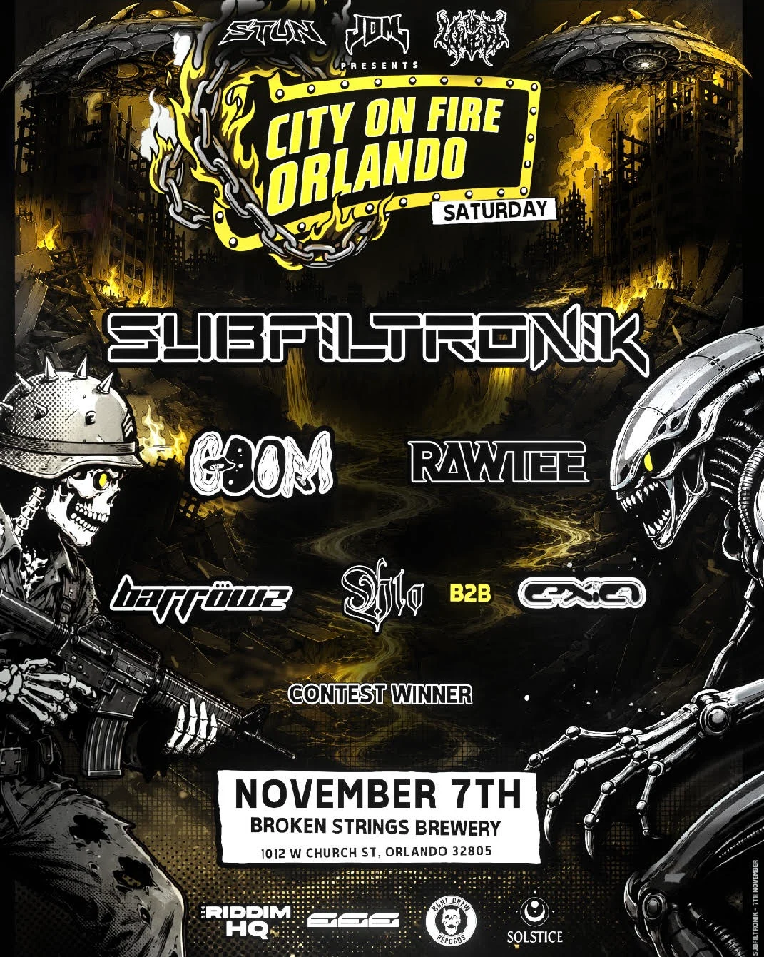 City On Fire: Subfiltronik / Saturday