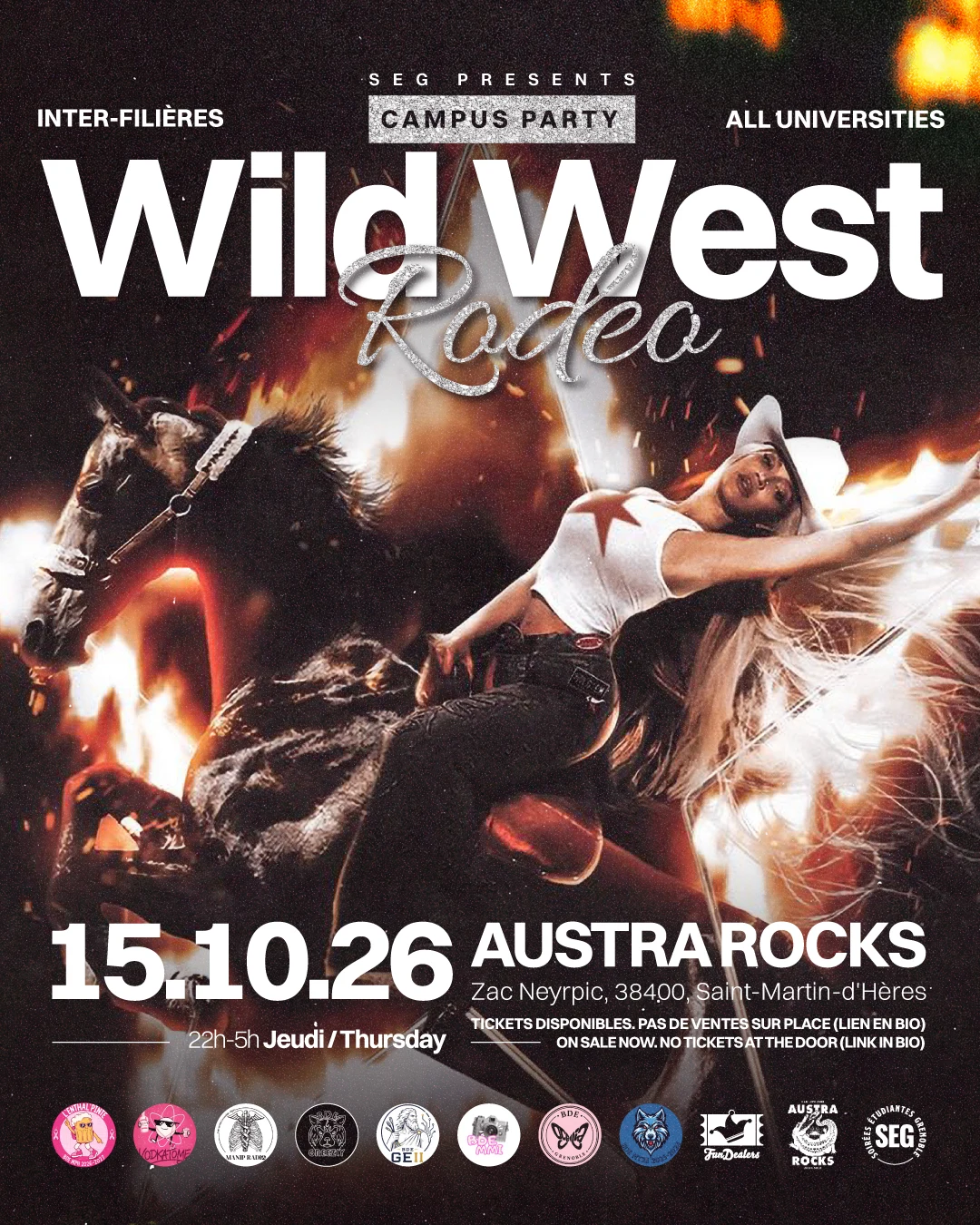 Campus Party- Wild West Rodeo By Seg & Friends @Austra Rocks