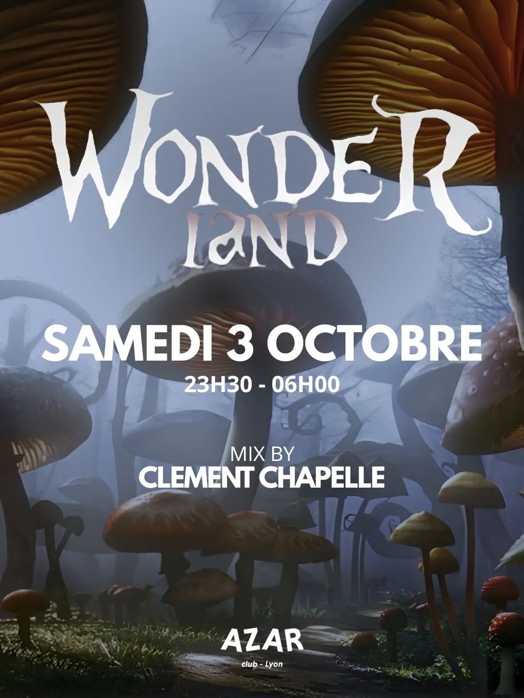 Wonderland - New Season - Samedi 3 Octobre