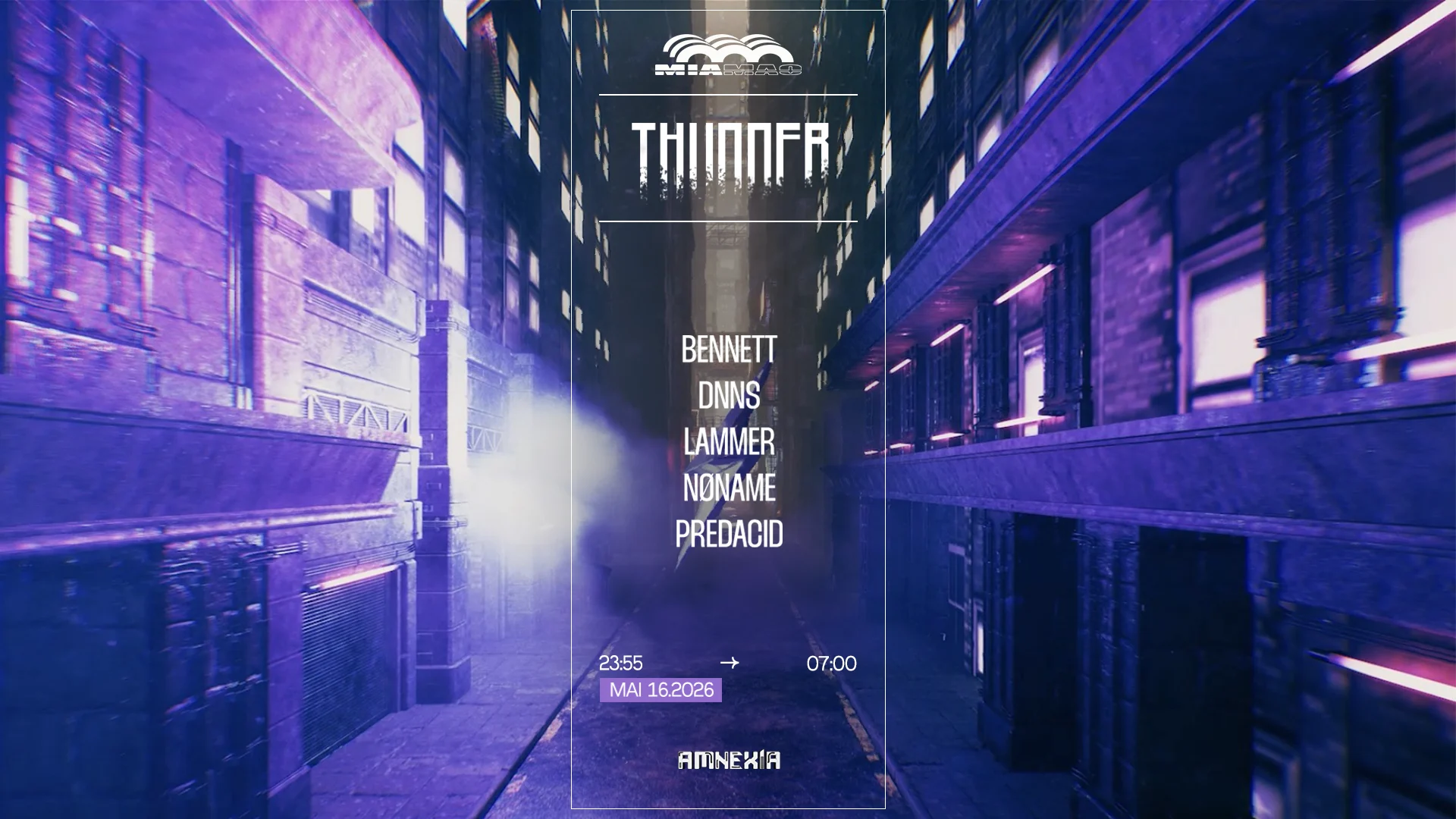 Thunder : Bennett, Lammer, Predacid, Nøname, Dnns