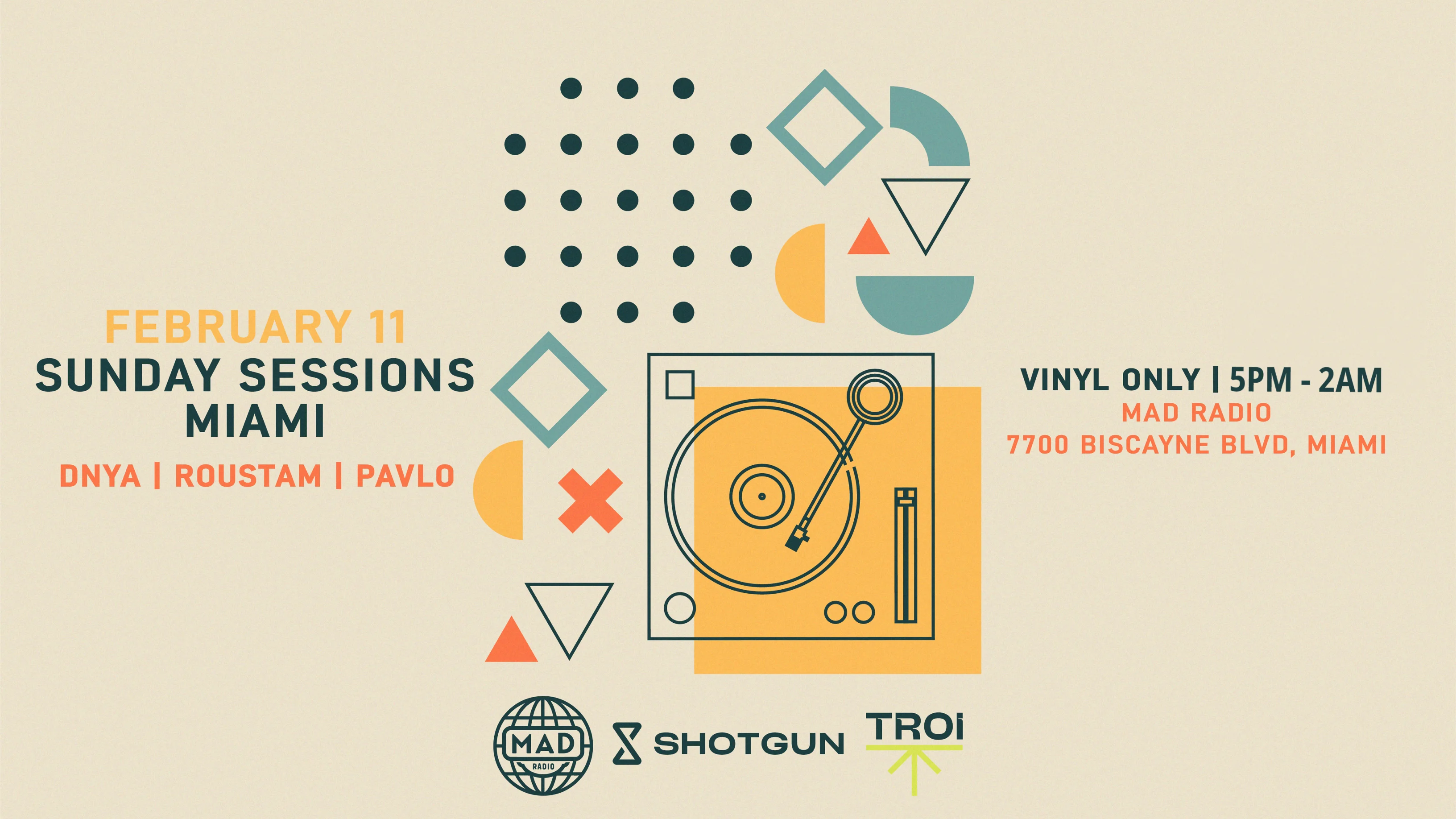 Sunday Sessions Miami (Vinyl Only) 02/11/24