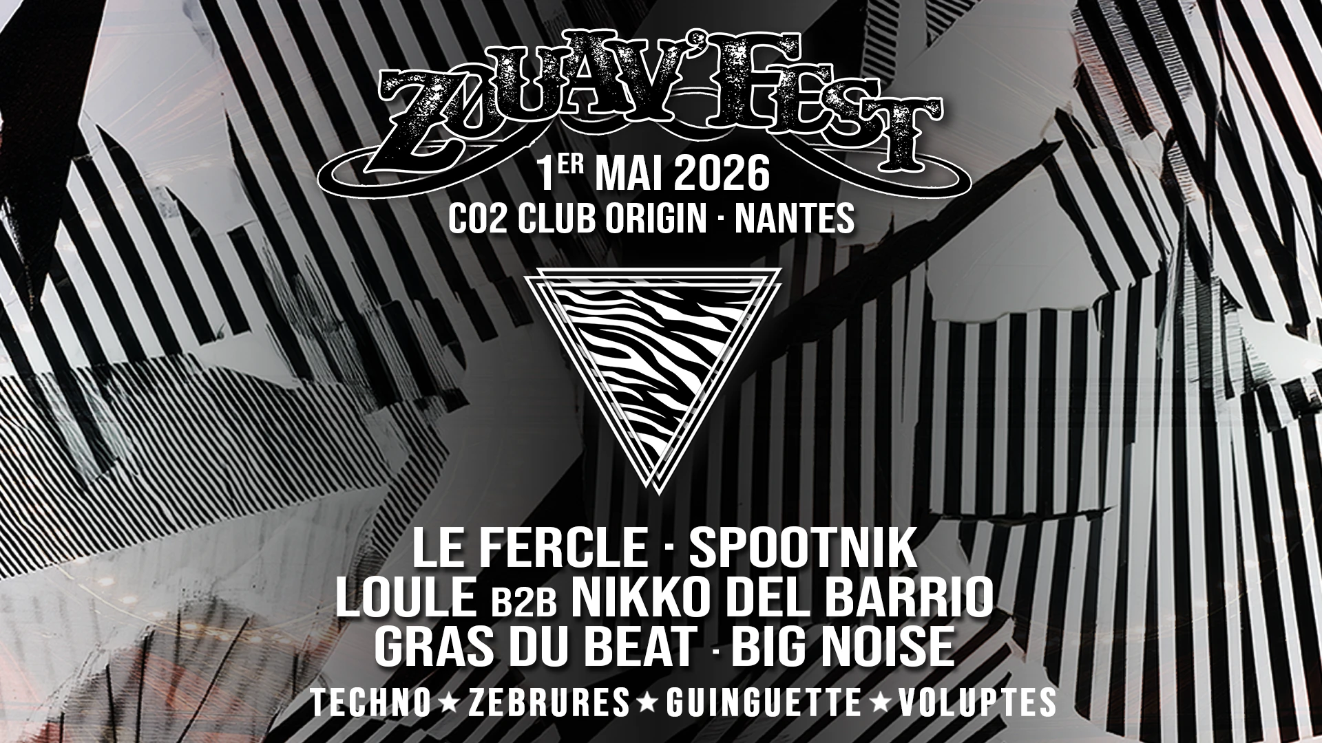 Zouav'fest @Co2, Nantes : Le Fercle, Spootnik, Gras Du Beat