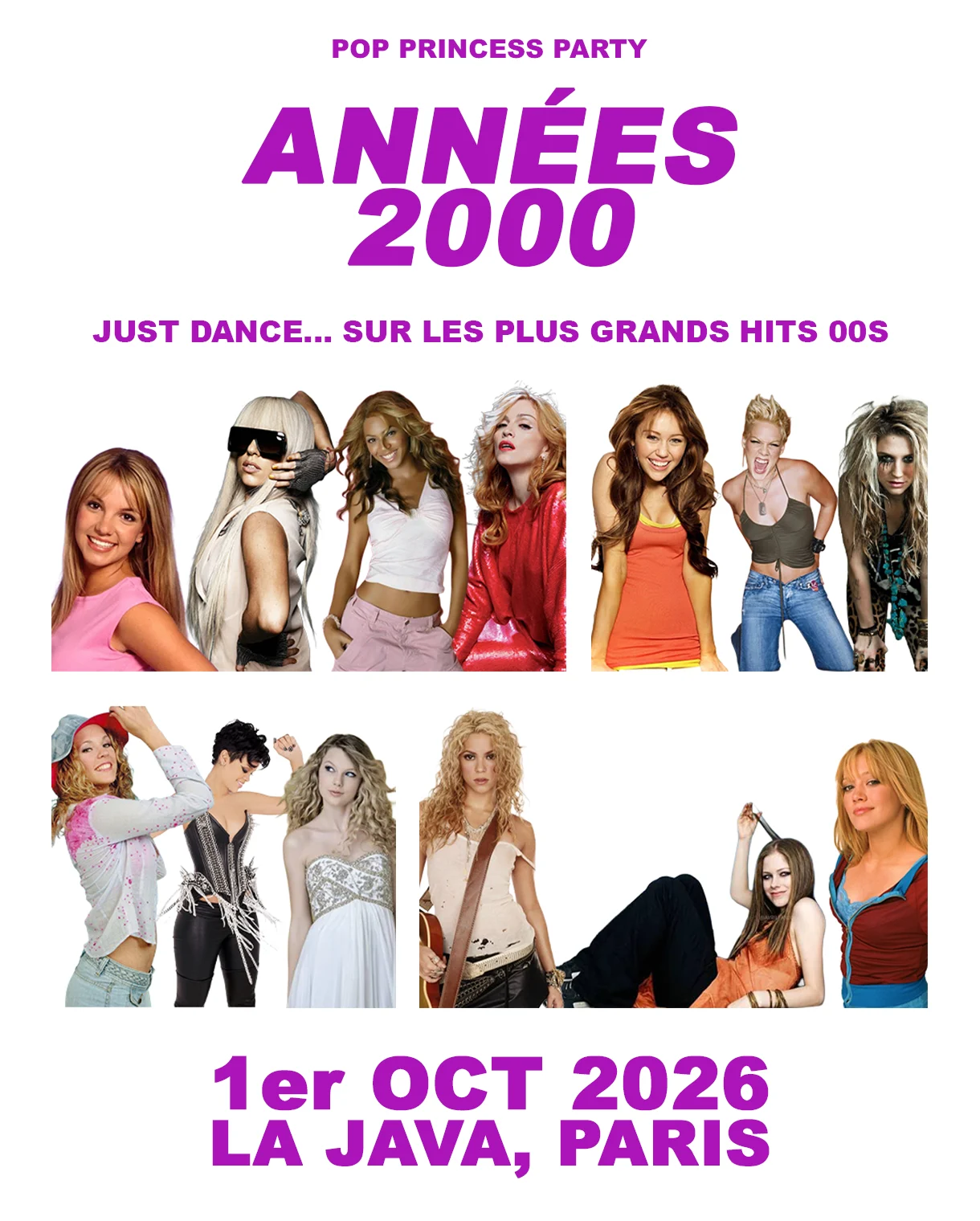 Pop Princess Party - Années 2000