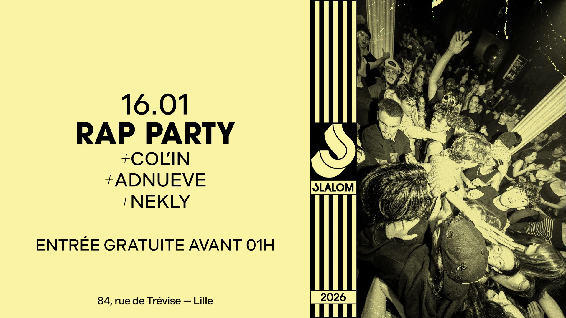 Slalom : Rap Party [Gratuit Av. 01h] - Adnueve • Col'in...