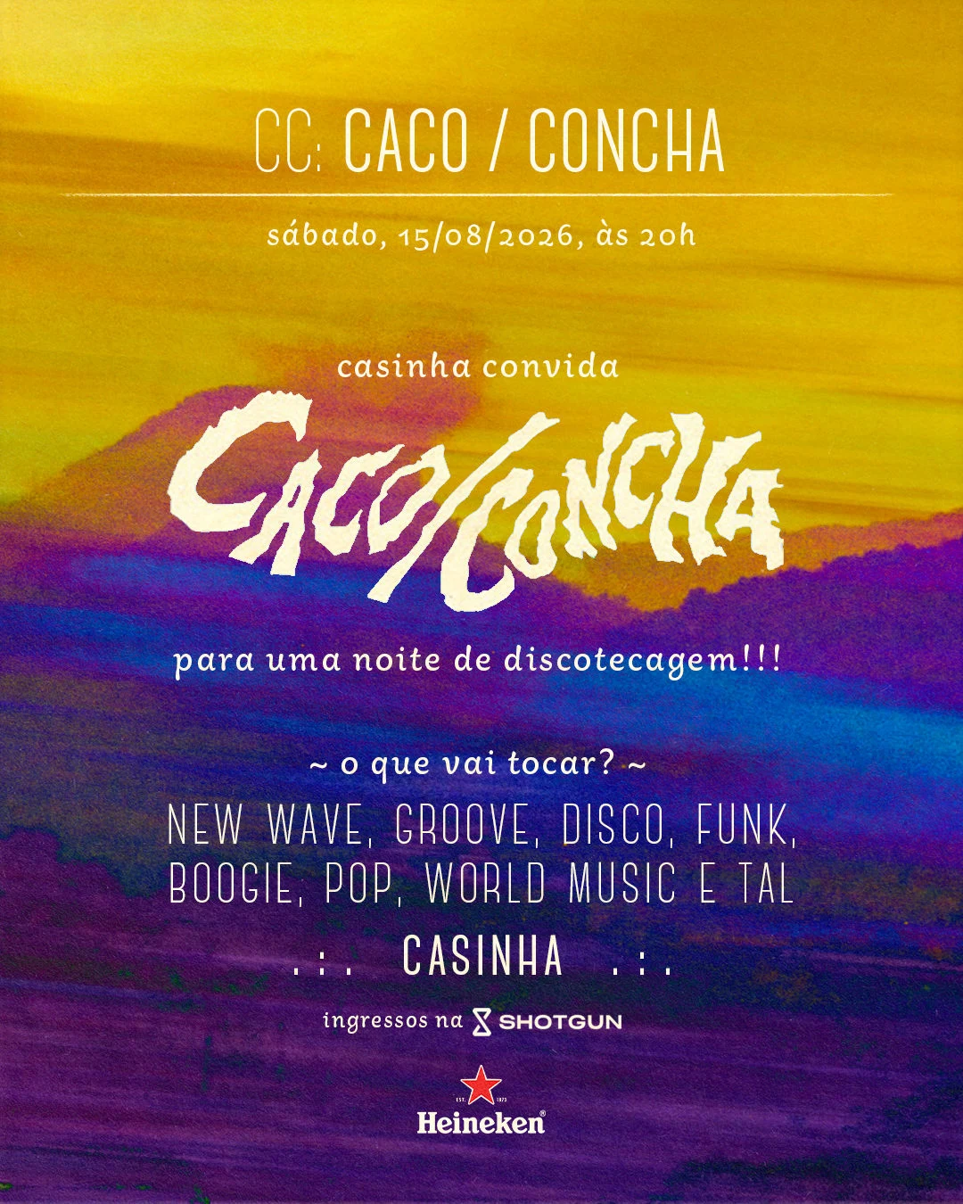 Caco/Concha (Dj Set) Na Casinha