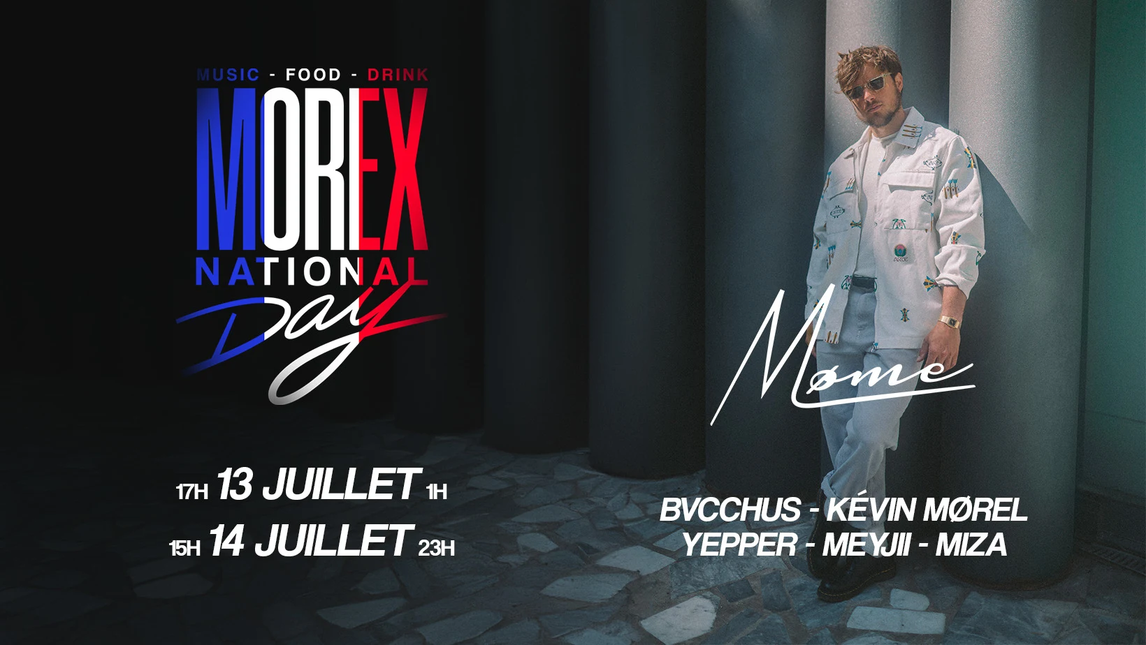 Open Air Morex National Day - Special Guest : Møme