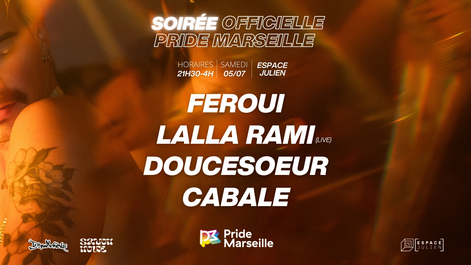 Pride Marseille 2025 - Soirée Officielle