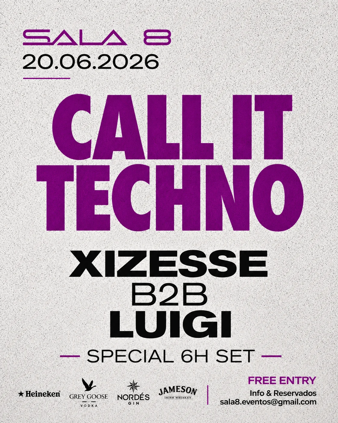 Call It Techno • Free Entry