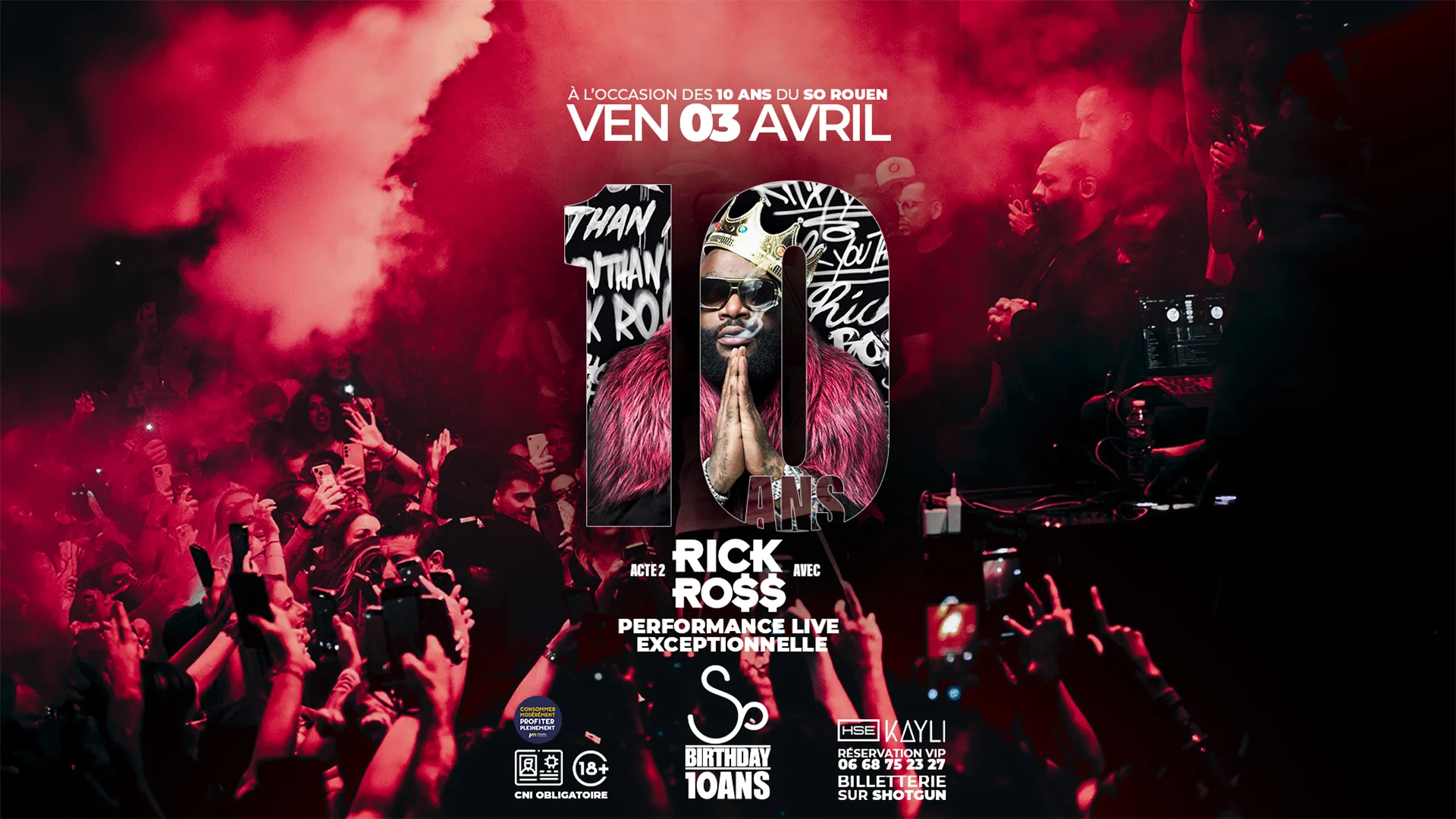 10 Ans (Acte 2) Rick Ross Live Performance