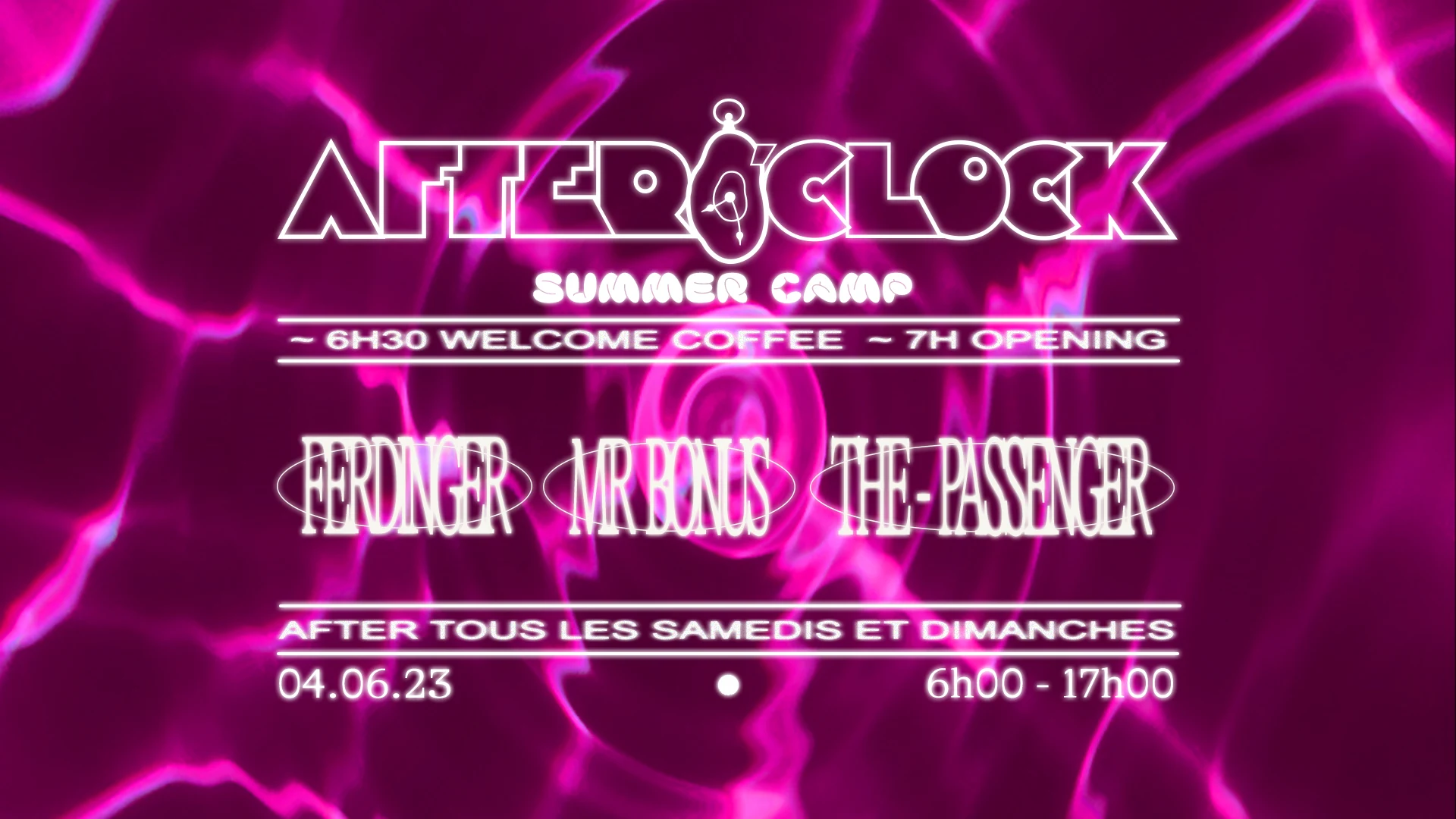 After O'clock : The-Passenger, Ferdinger, Mr Bonus