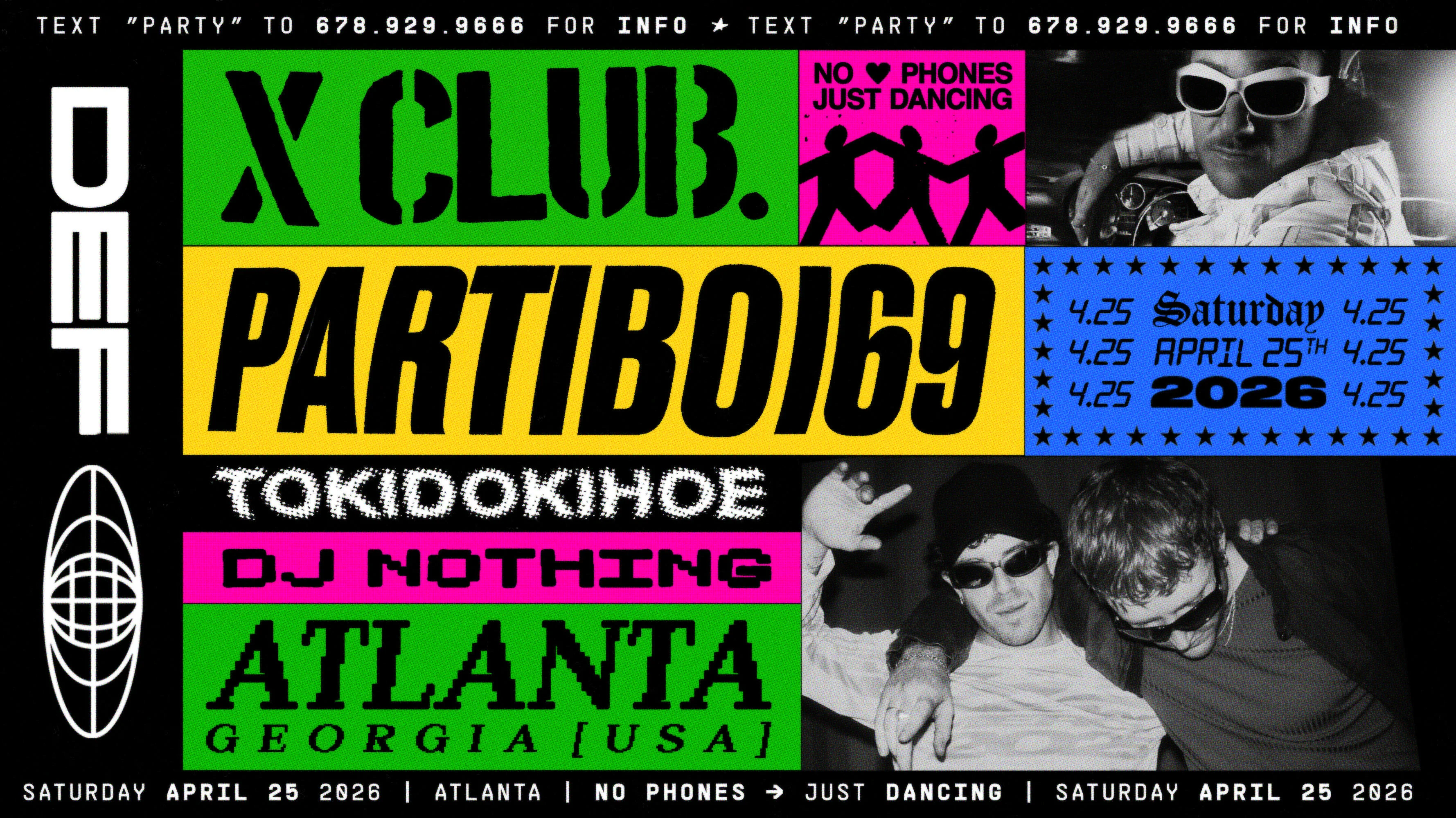 X Club., Partiboi69, Tokidokihoe, Dj Nothing At Def