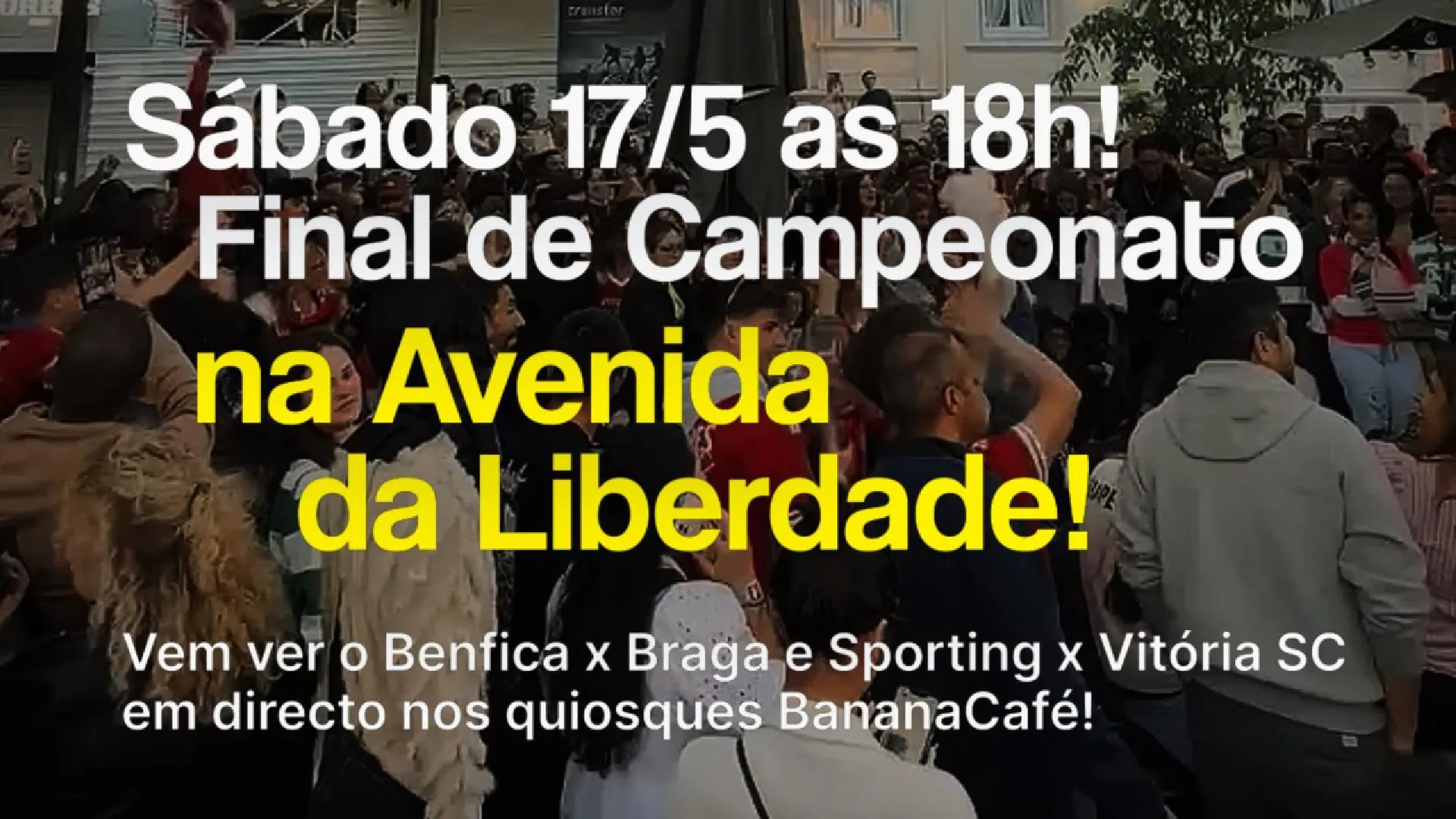 Final De Campeonato Na Avenida Da Liberdade @ Entrada Livre